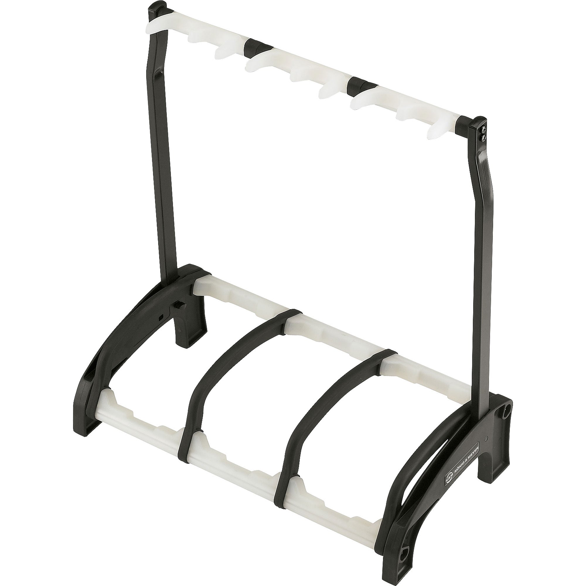 K&M Stands 17513 Guardian 3 Three Guitar Stand (Translucent)