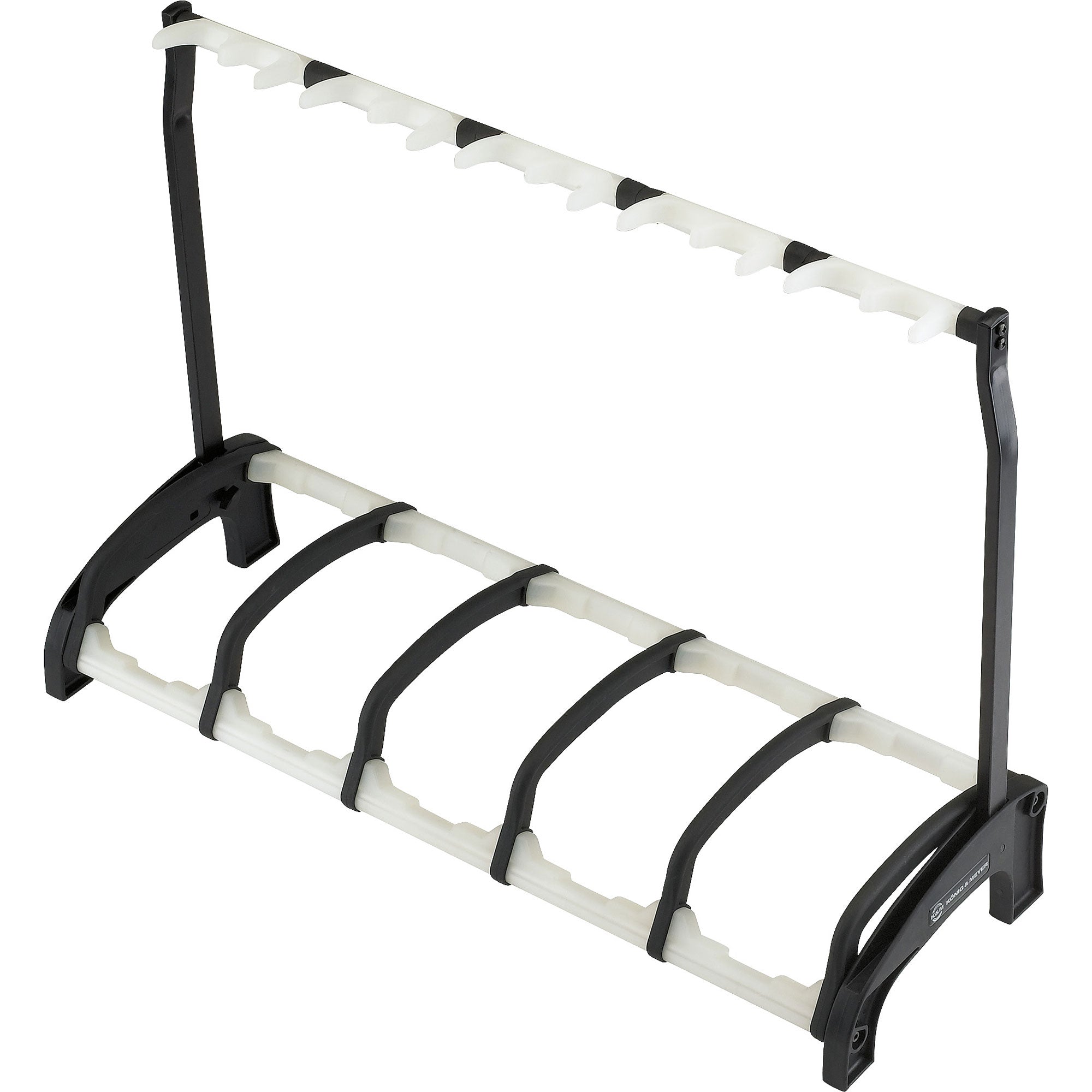 K&M Stands 17515 Guardian 5 Five Guitar Stand (Translucent)