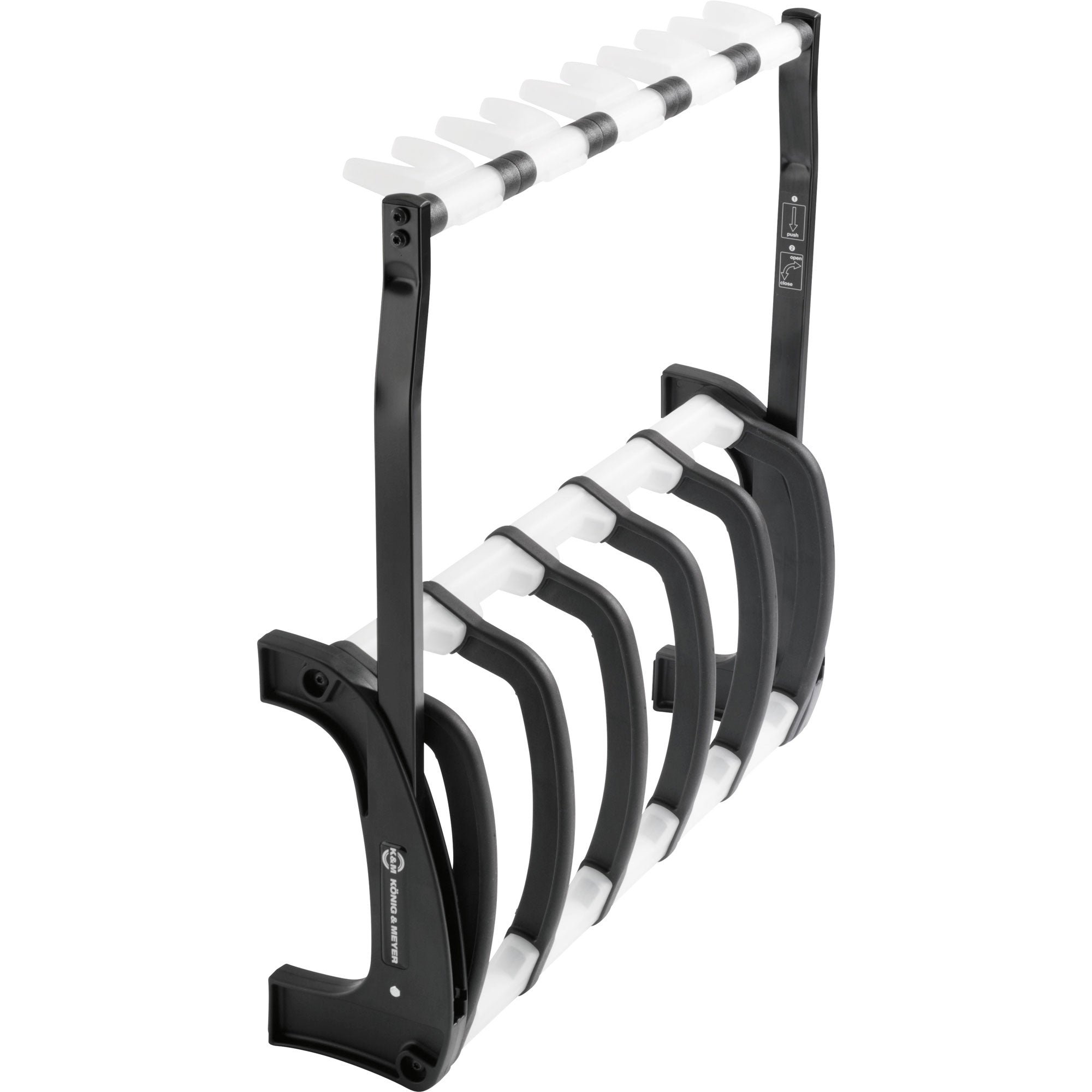 K&M Stands 17525 Guardian 5 Five E-Guitar Stand (Translucent)