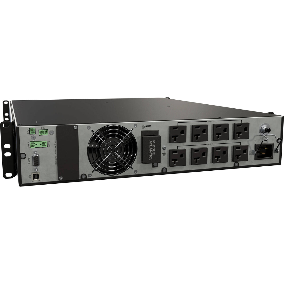 Middle Atlantic UPX-2000R-2 NEXSYS 2000VA 20 Amp UPS Backup Power System with Bank Outlet Control