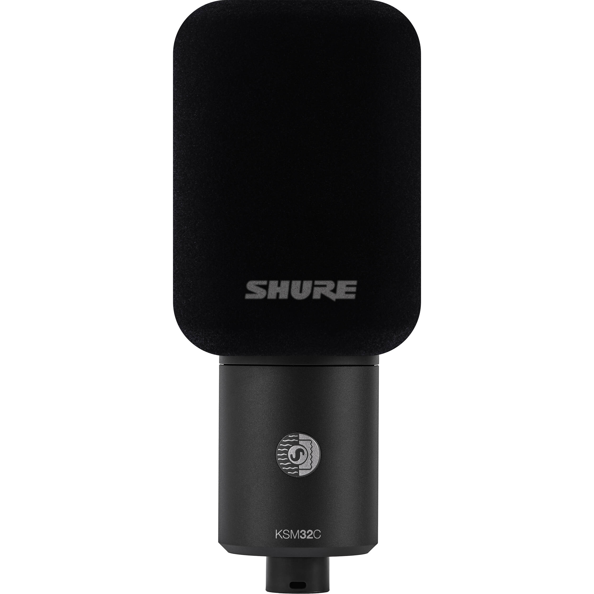 Shure KSM32C/SM Large-Diaphragm Cardioid Condenser Microphone (Studio Kit)