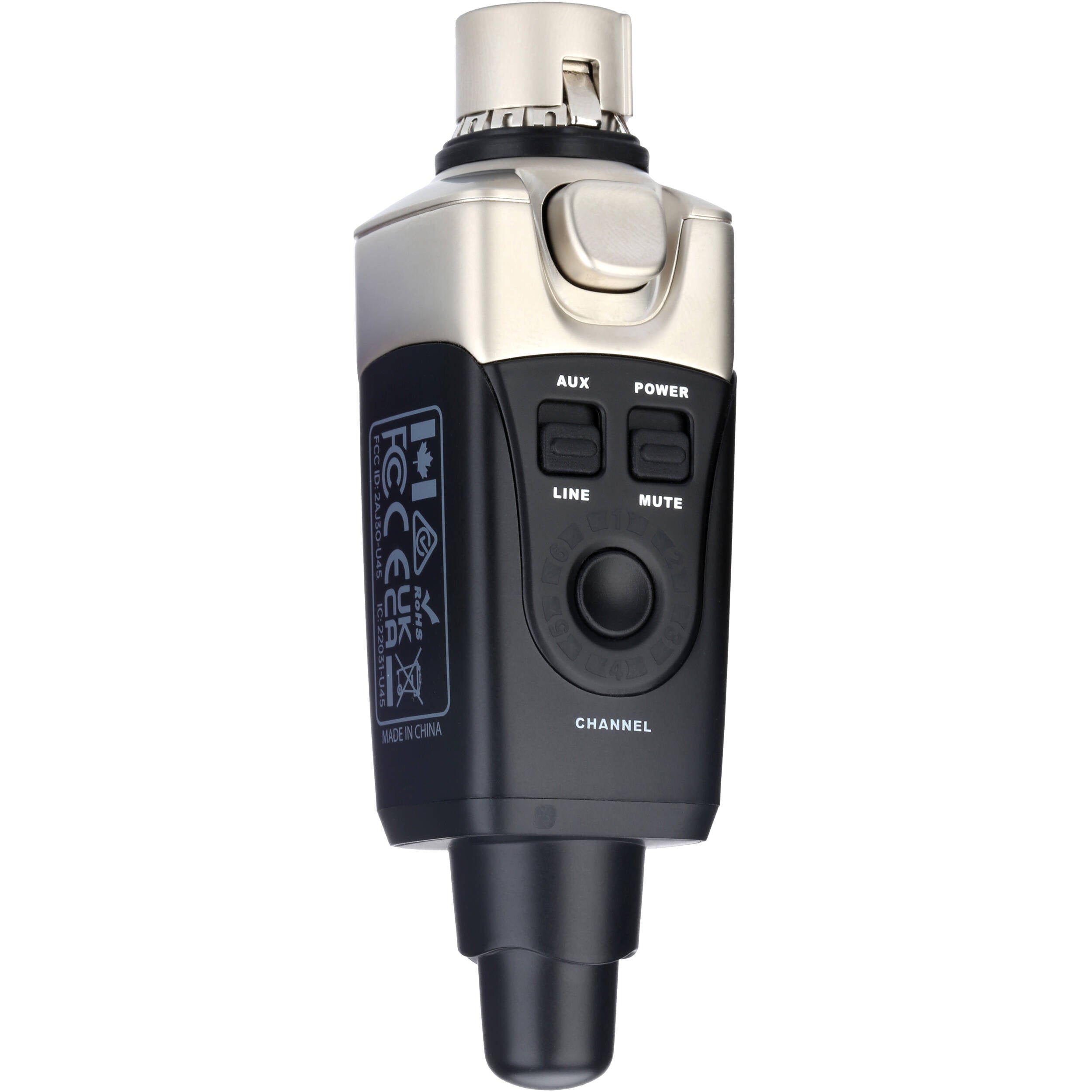 Xvive Audio U45T Wireless Transmitter for U45 In-Ear Monitor System (5.8 GHz, Black)