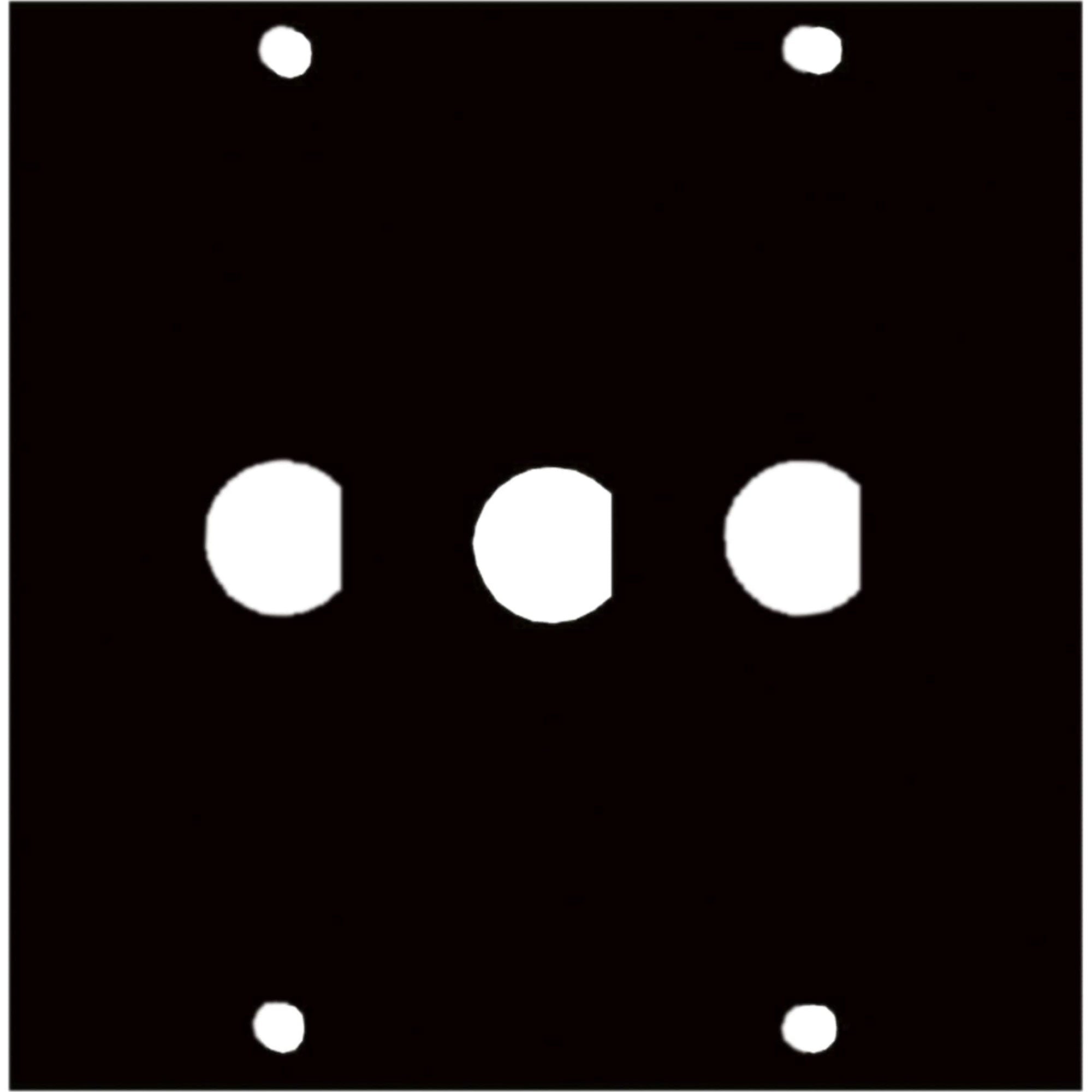 Middle Atlantic UCP-1/2BNC3 UCP Panel for Three 1/2" BNC