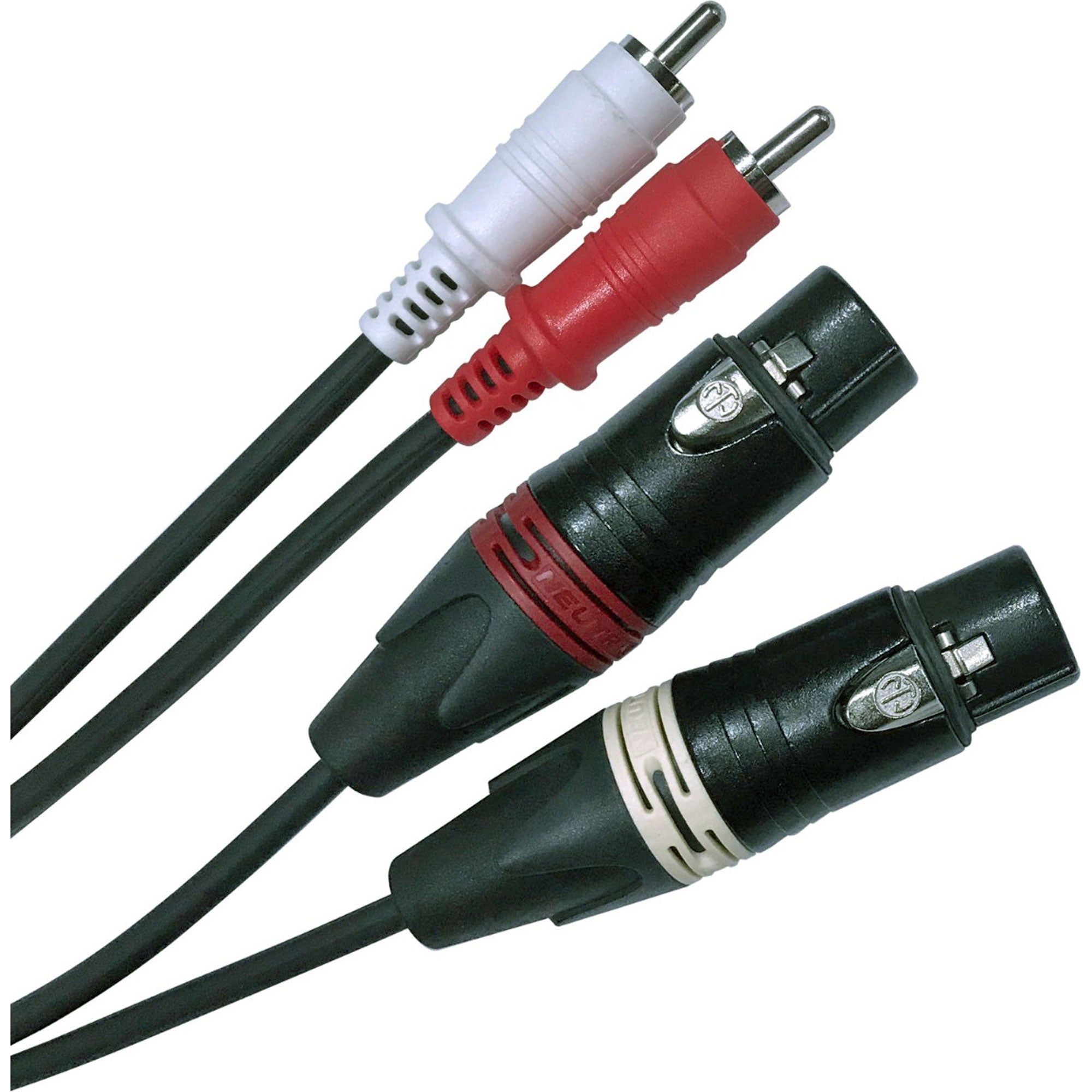 Performance Audio Dual RCA to Dual Female XLR Cable (10')