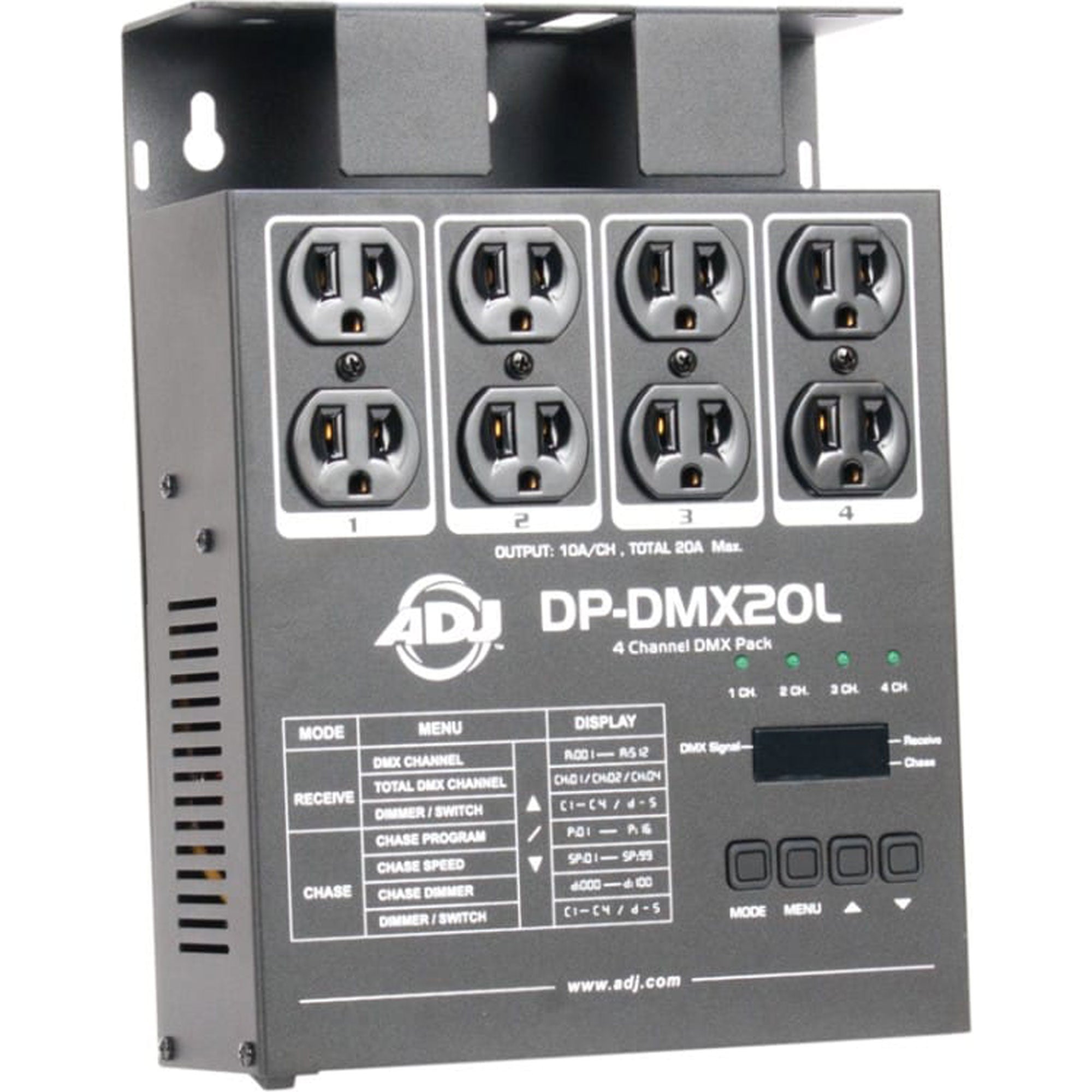 American DJ DP-DMX20L 4-Channel DMX Dimmer Pack