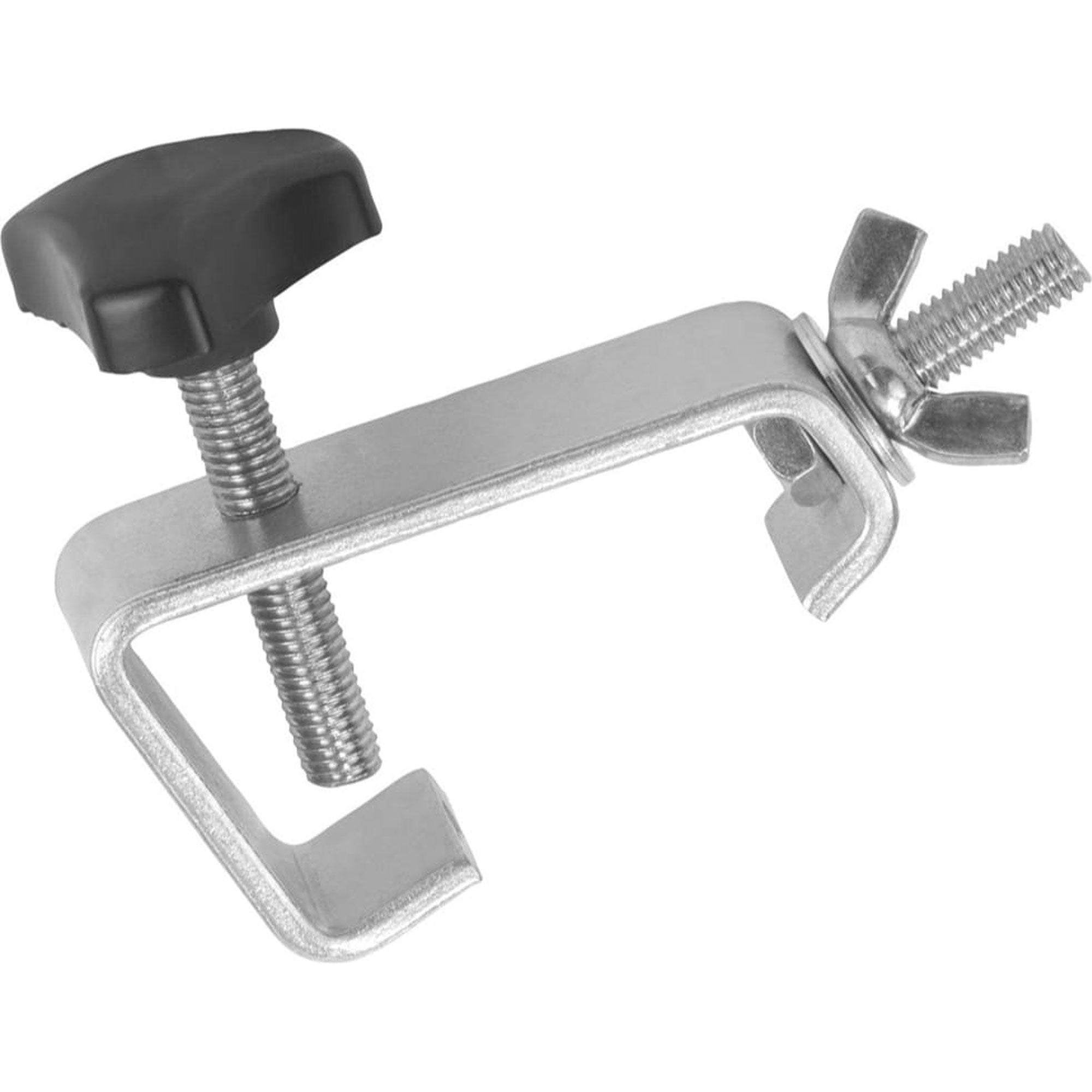 American DJ Dura Clamp Heavy Duty Clamp for Lighting Fixtures Under 20lbs (Silver)