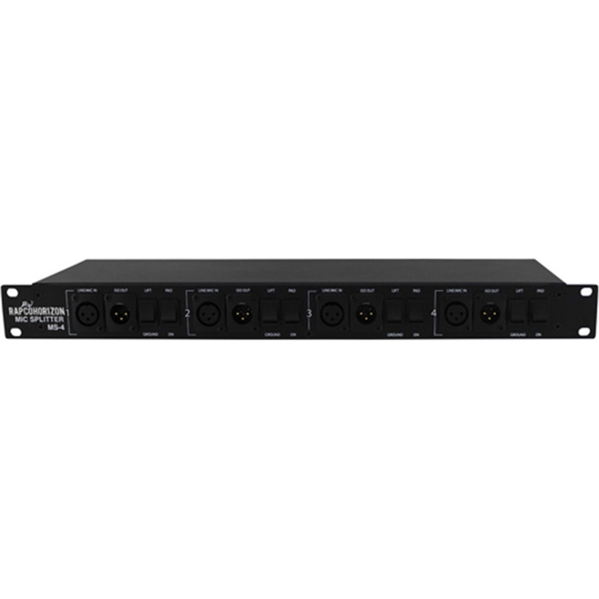 RapcoHorizon MS-4 4-Channel Rackmount Mic Signal Splitter