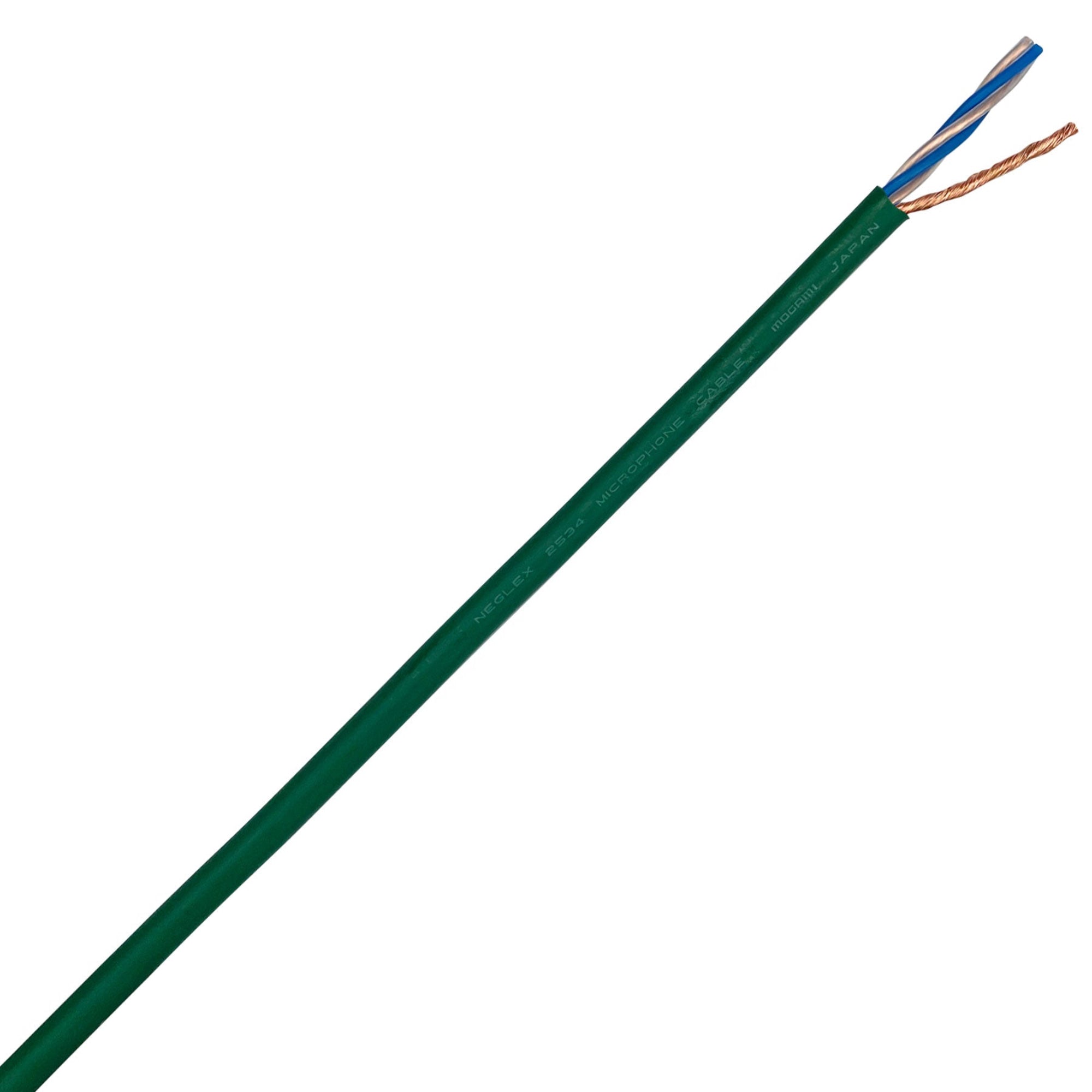 Mogami W2534 Neglex Quad Microphone Cable (Green, 656'/200m Roll)