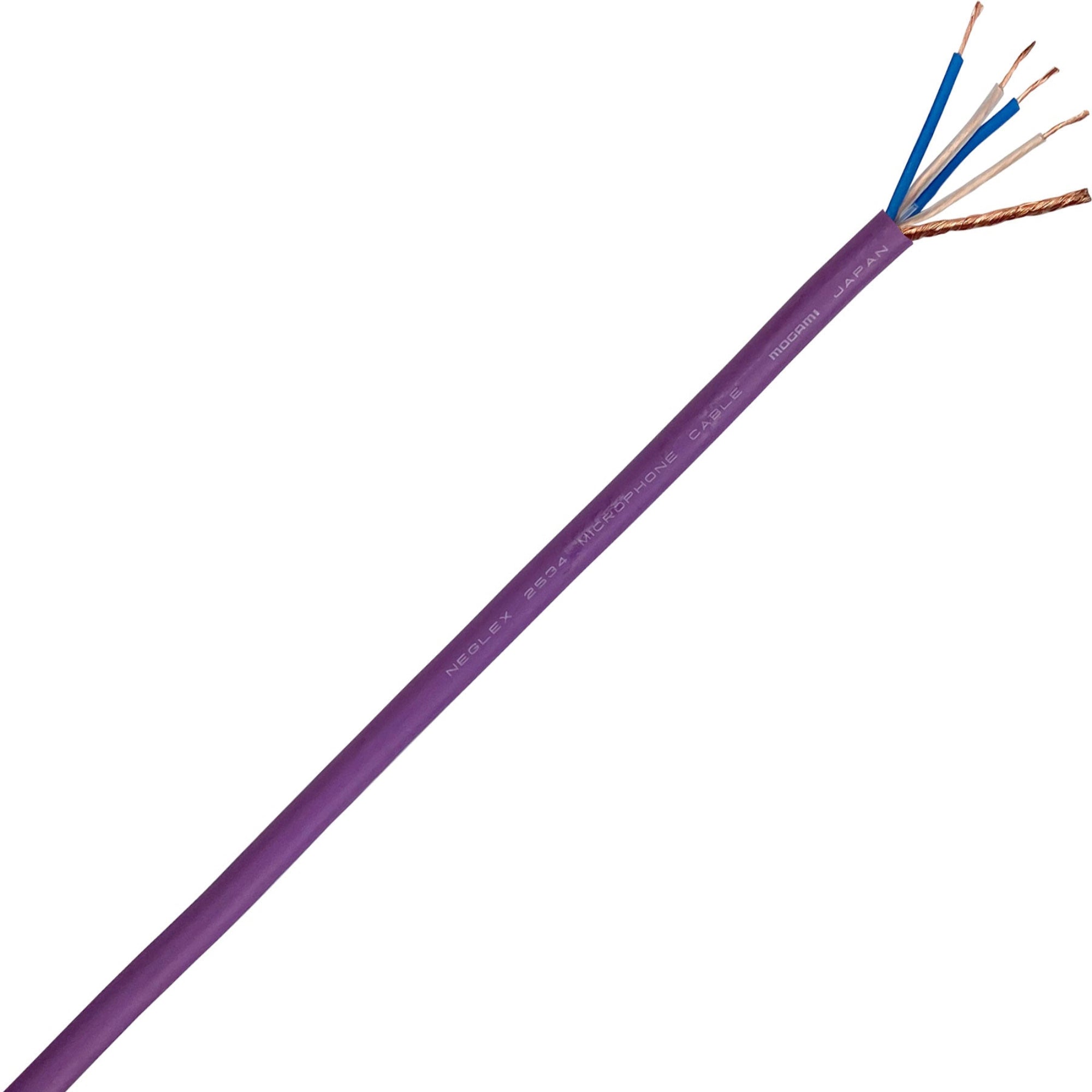 Mogami W2534 Neglex Quad Microphone Cable (Purple, 164'/50m Roll)
