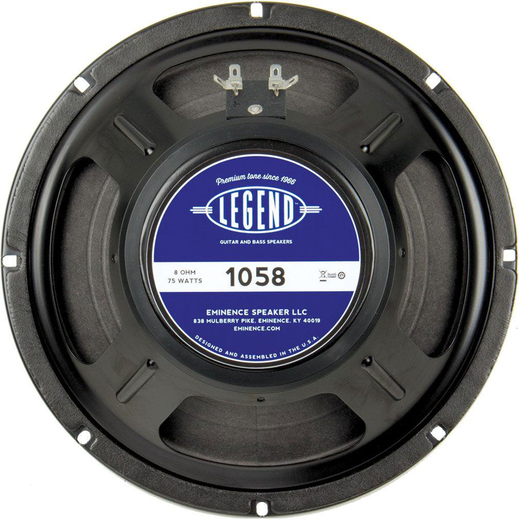 Eminence Legend 1058 10" Guitar Speaker, 8 Ohm