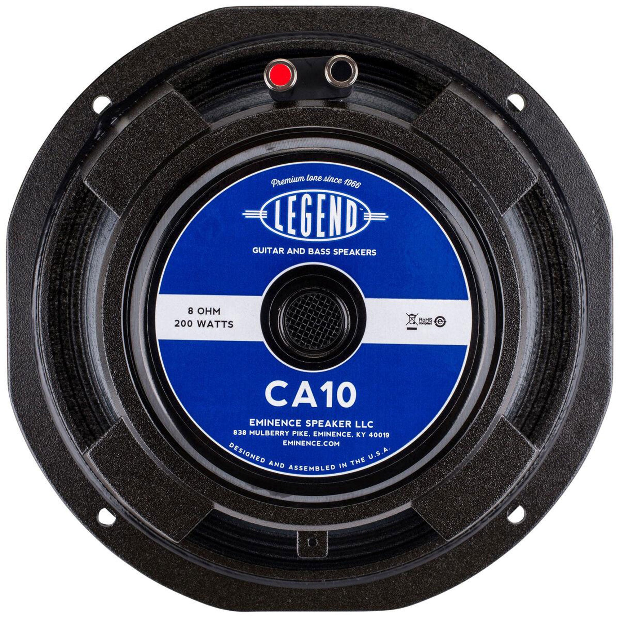 Eminence Legend CA10-8 10" Bass Guitar Speaker, 8 Ohm