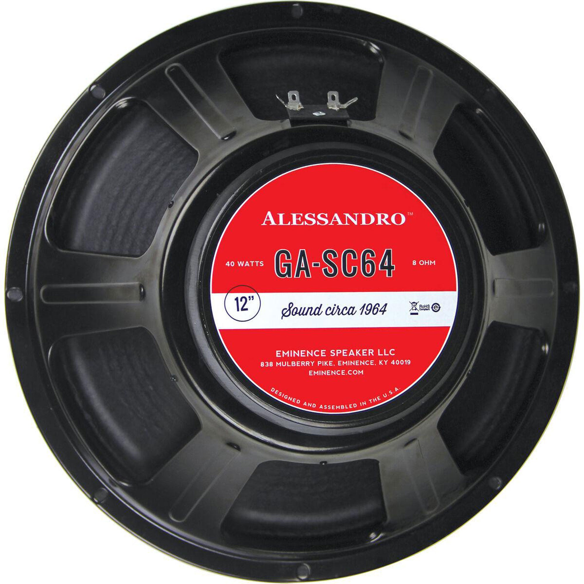 Eminence GA-SC64 George Alessandro Signature 10" Guitar Speaker