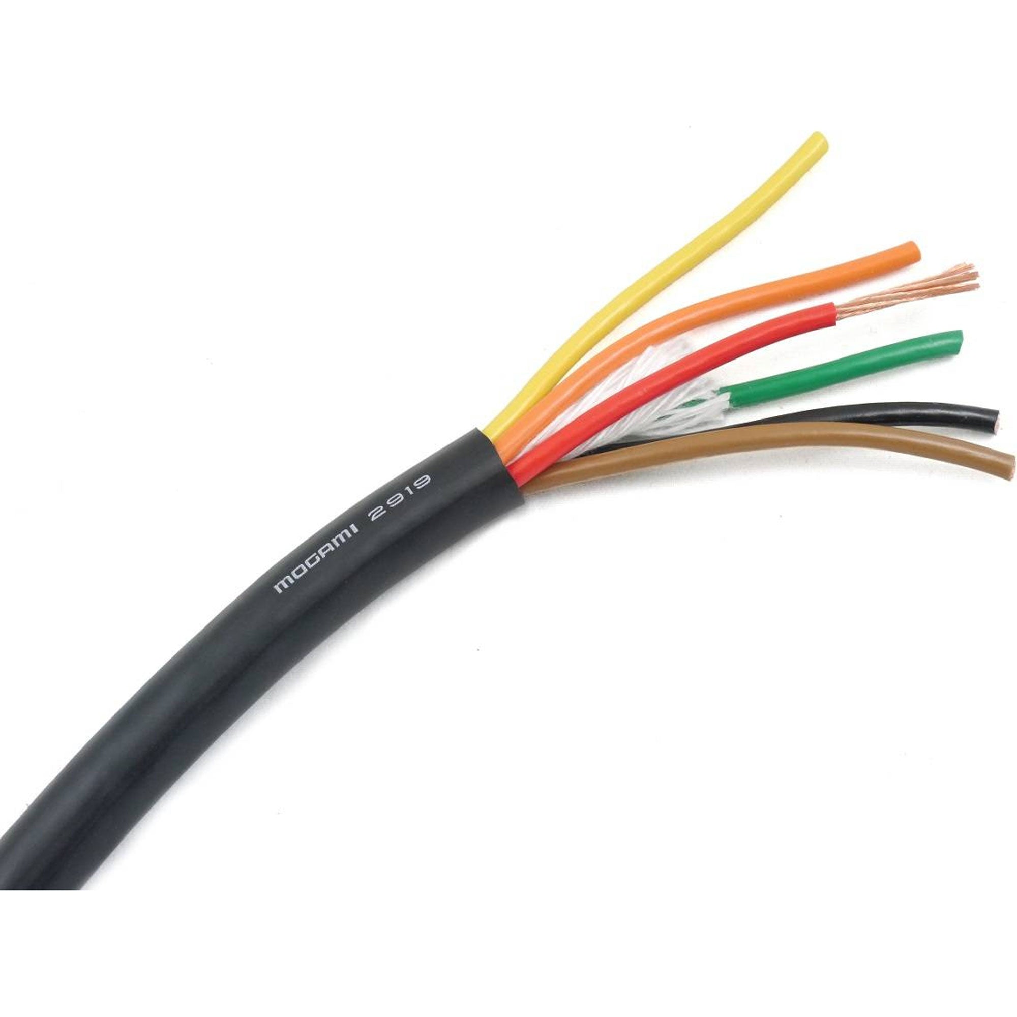 Mogami W2919 6 Conductor HiDef Superflexible Studio Speaker Cable (500' Roll)