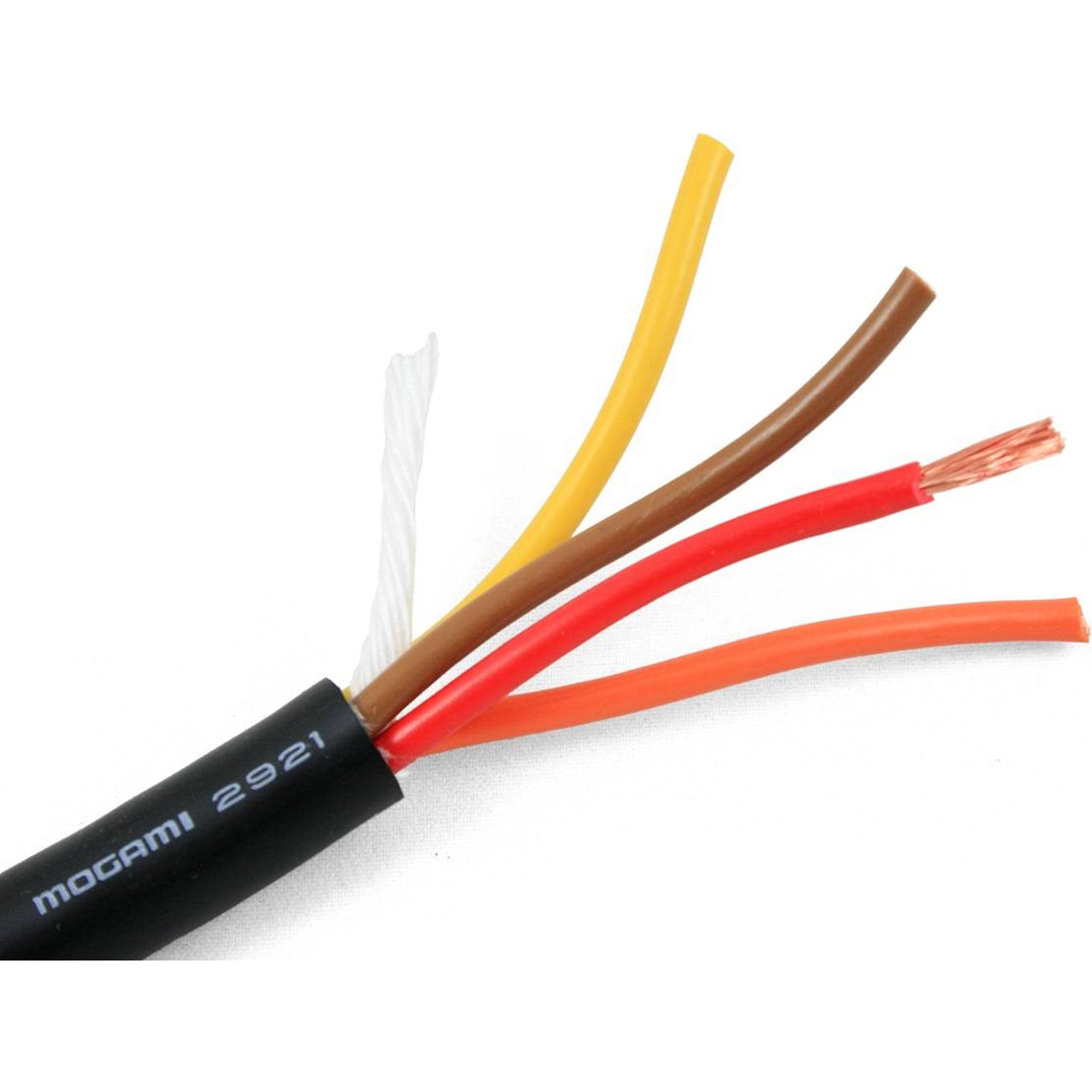 Mogami W2921 4 Conductor HiDef Superflexible Studio Speaker Cable (500' Roll)