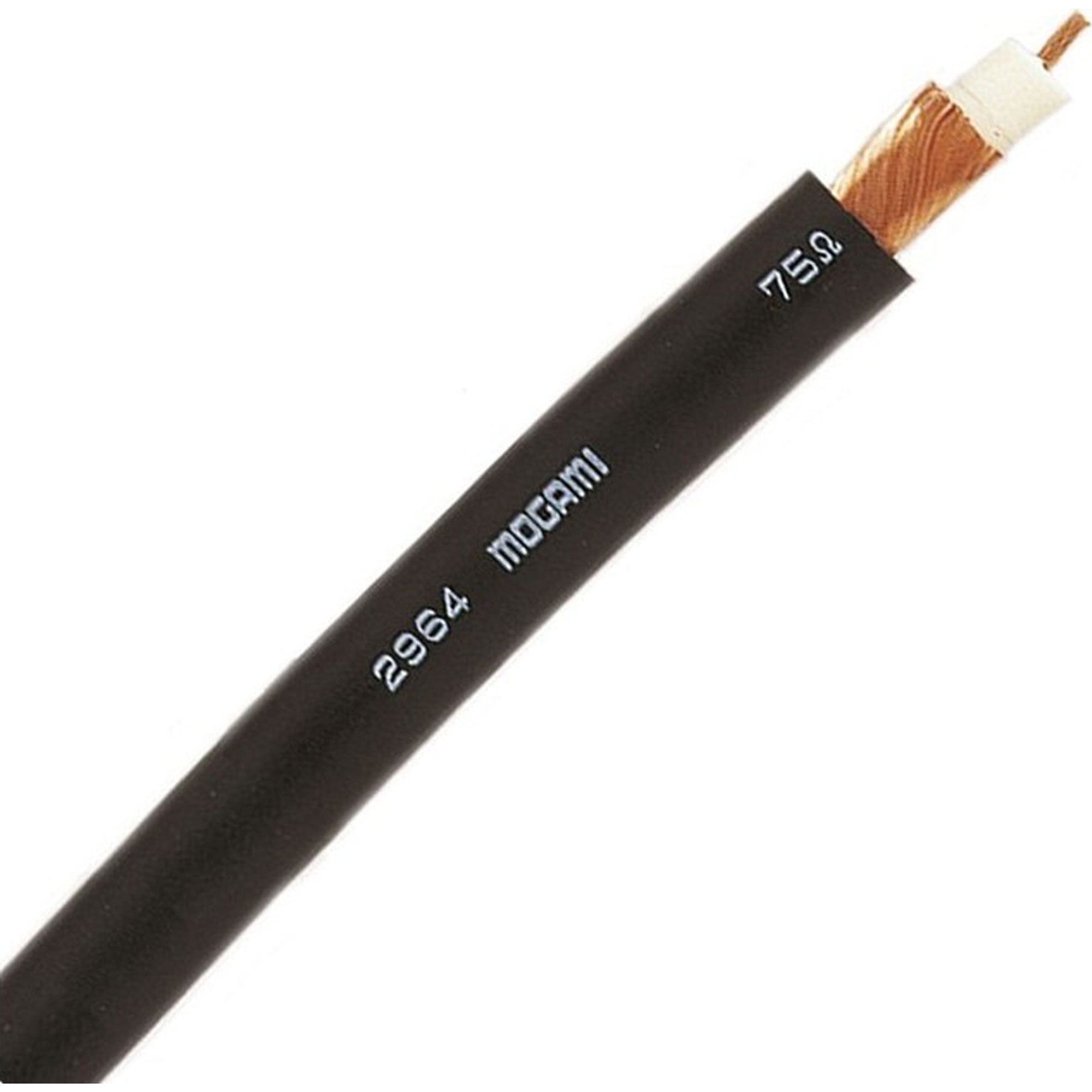 Mogami W2964 PURO II Subminiature & Miniature Coaxial Cable (Black, 164'/50m Roll)
