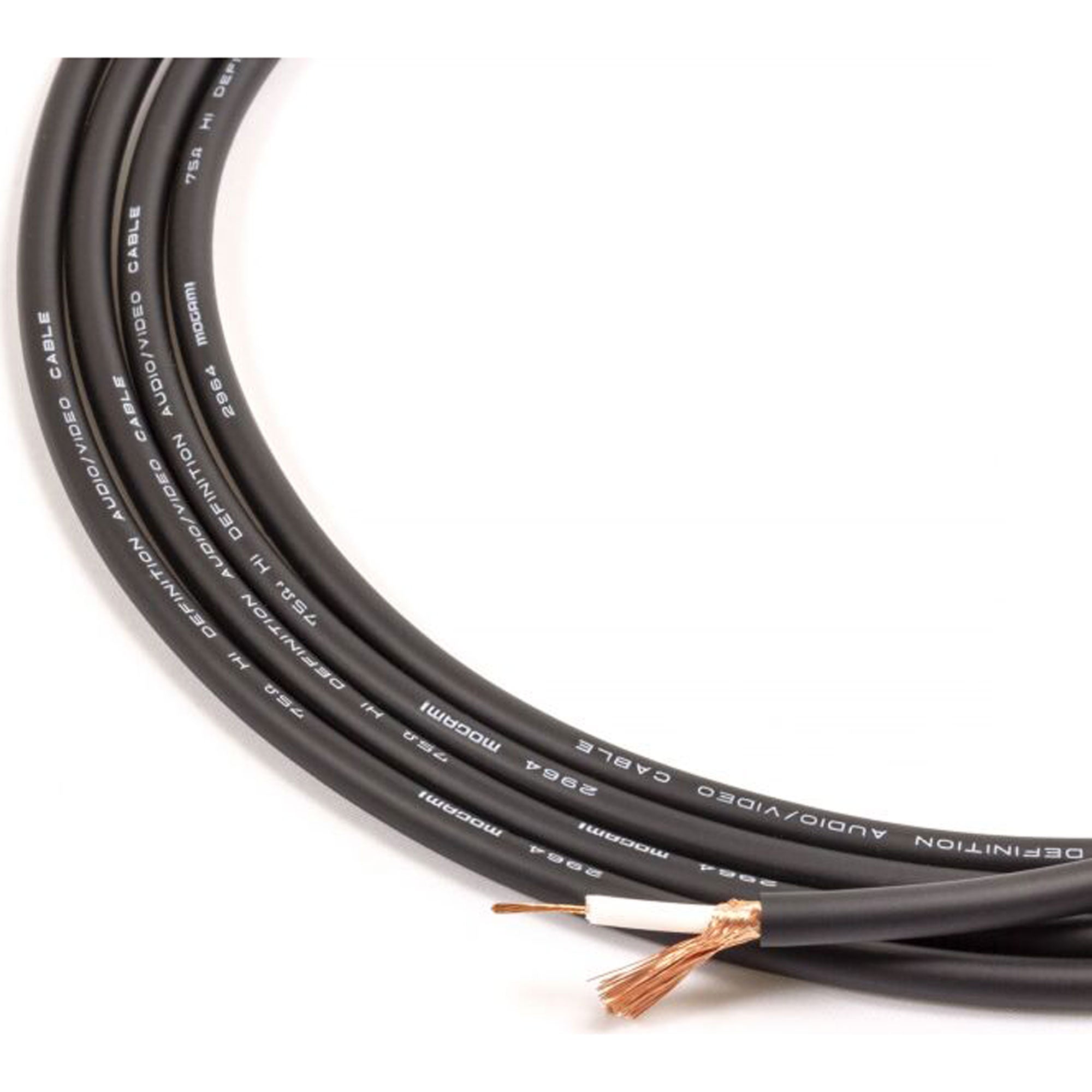 Mogami W2964 PURO II Subminiature & Miniature Coaxial Cable (Black, 656'/200m Roll)