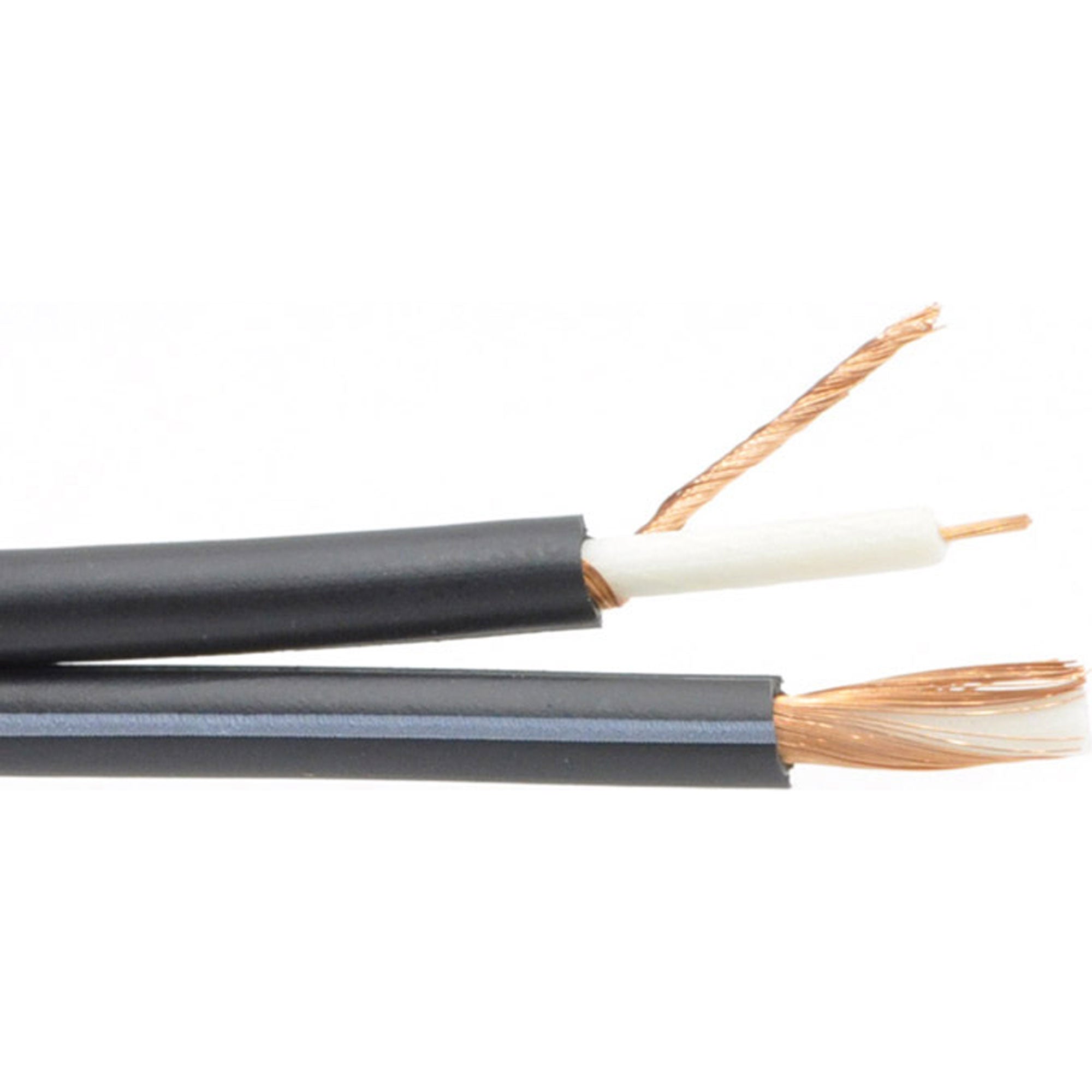 Mogami W2965 PURO II Dual Subminiature & Miniature Coaxial Cable (Black, 500' Roll)