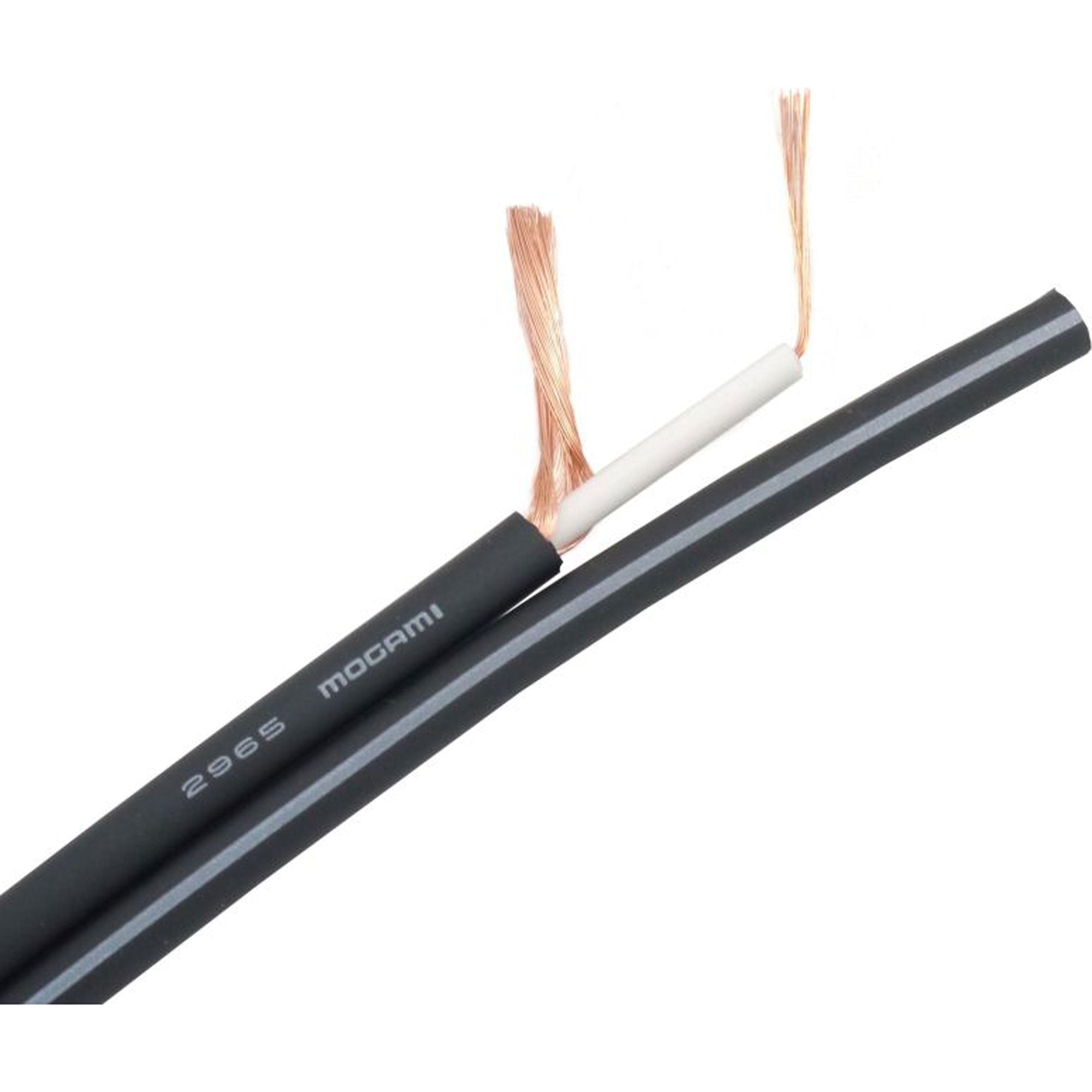 Mogami W2965 PURO II Dual Subminiature & Miniature Coaxial Cable (Black, 500' Roll)