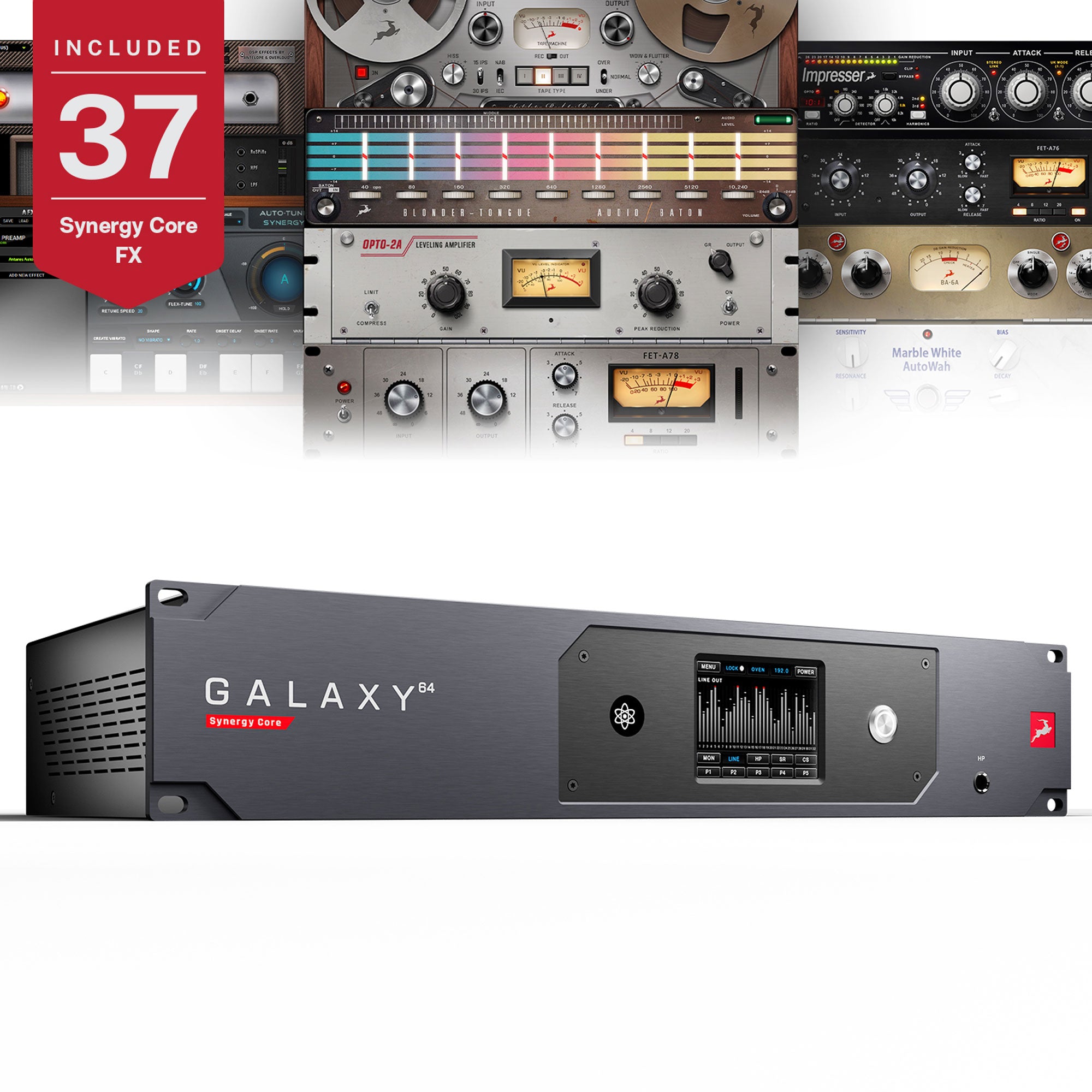 Antelope Audio Galaxy 64 Synergy Core 64-Channel Dante, HDX and Thunderbolt 3 Audio Interface