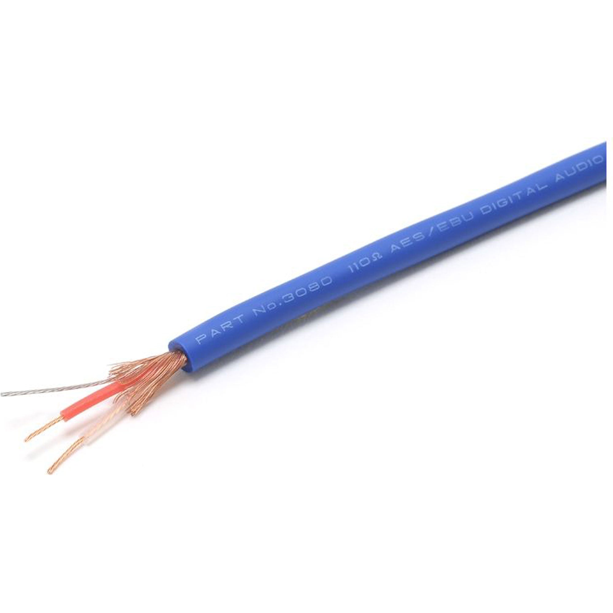 Mogami W3080 110 Ohm AES/EBU Digital Audio Cable (Blue, By the Foot)