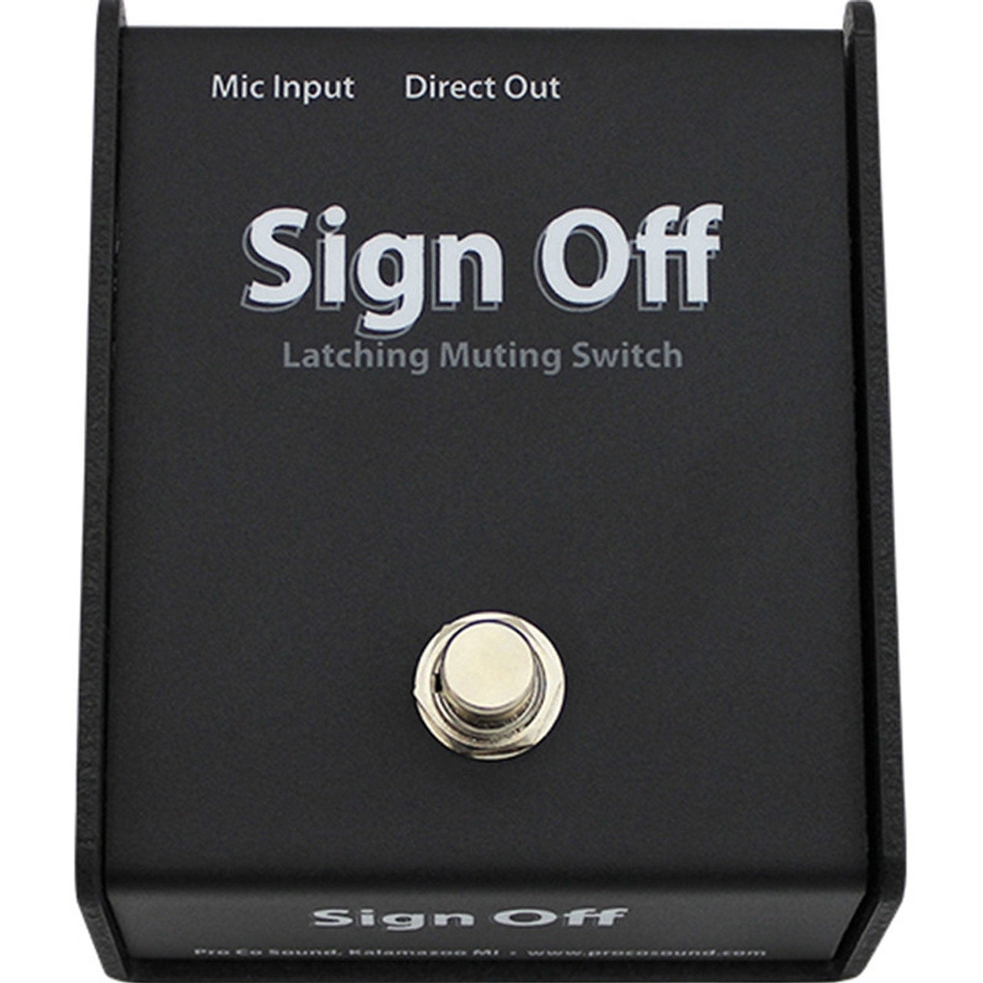 RapcoHorizon Pro Co Sign Off Latching Mic Mute Switch