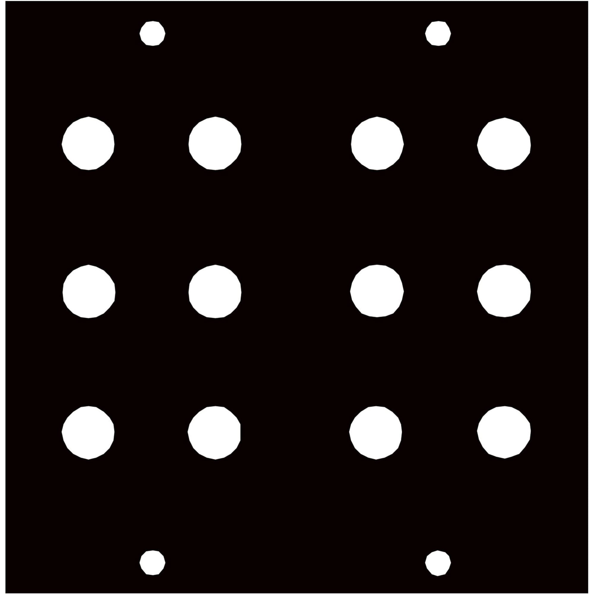 Middle Atlantic UCP-3/8BANA6 UCP Panel for Six Dual 3/8" Banana Jacks