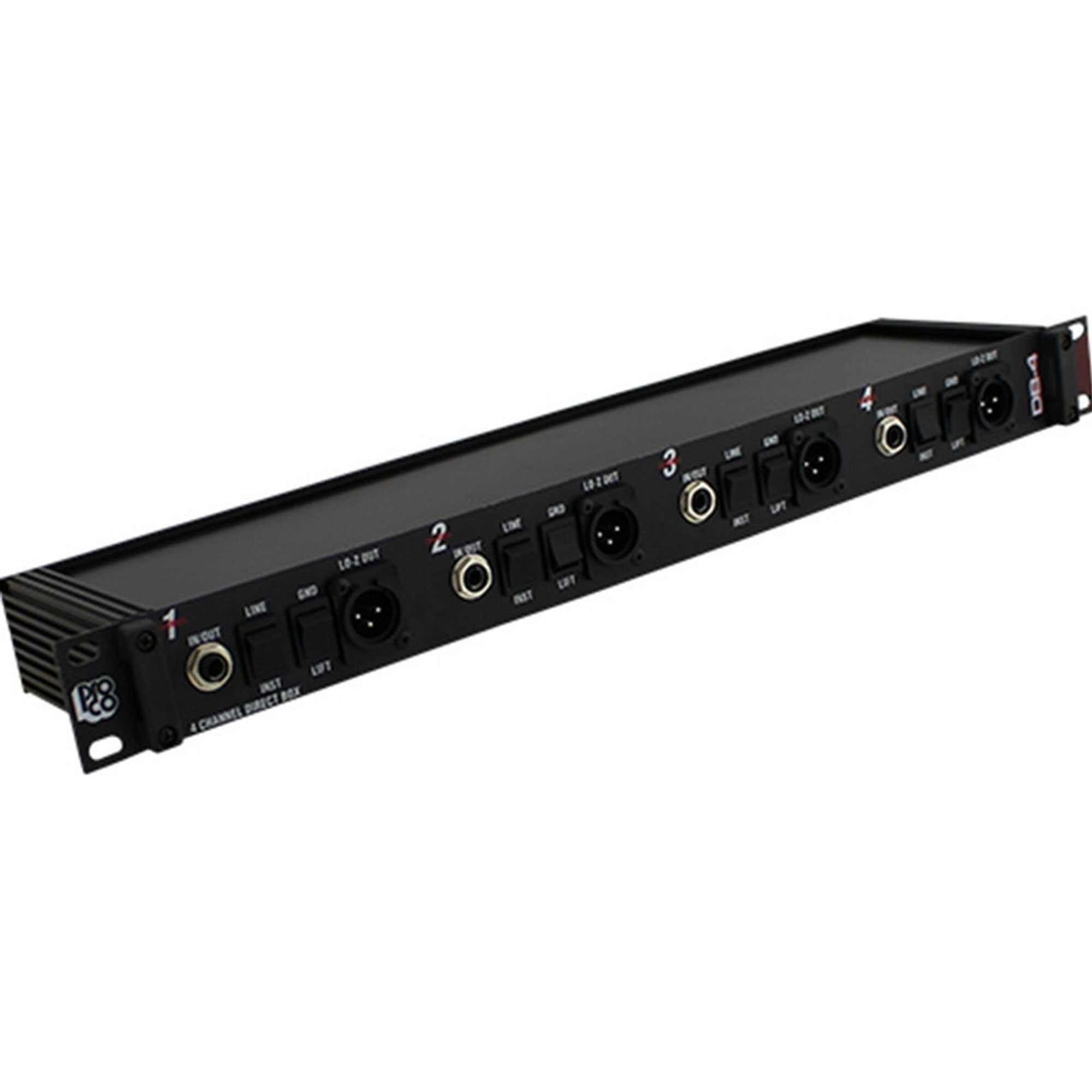RapcoHorizon Pro Co DB4A 4-Channel Rackmount Direct Box