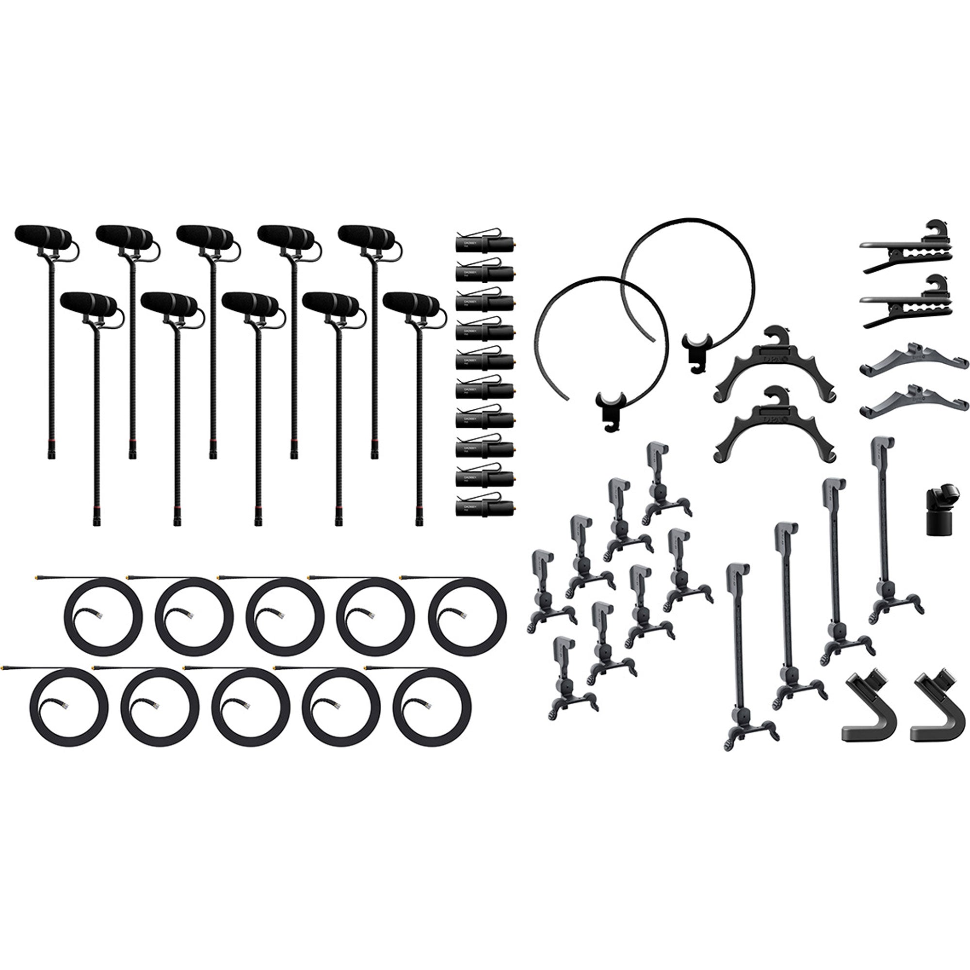 DPA 4099 CORE+ Classic Touring Kit with 10 Microphones & Accessories in Cardboard Box (Loud SPL)
