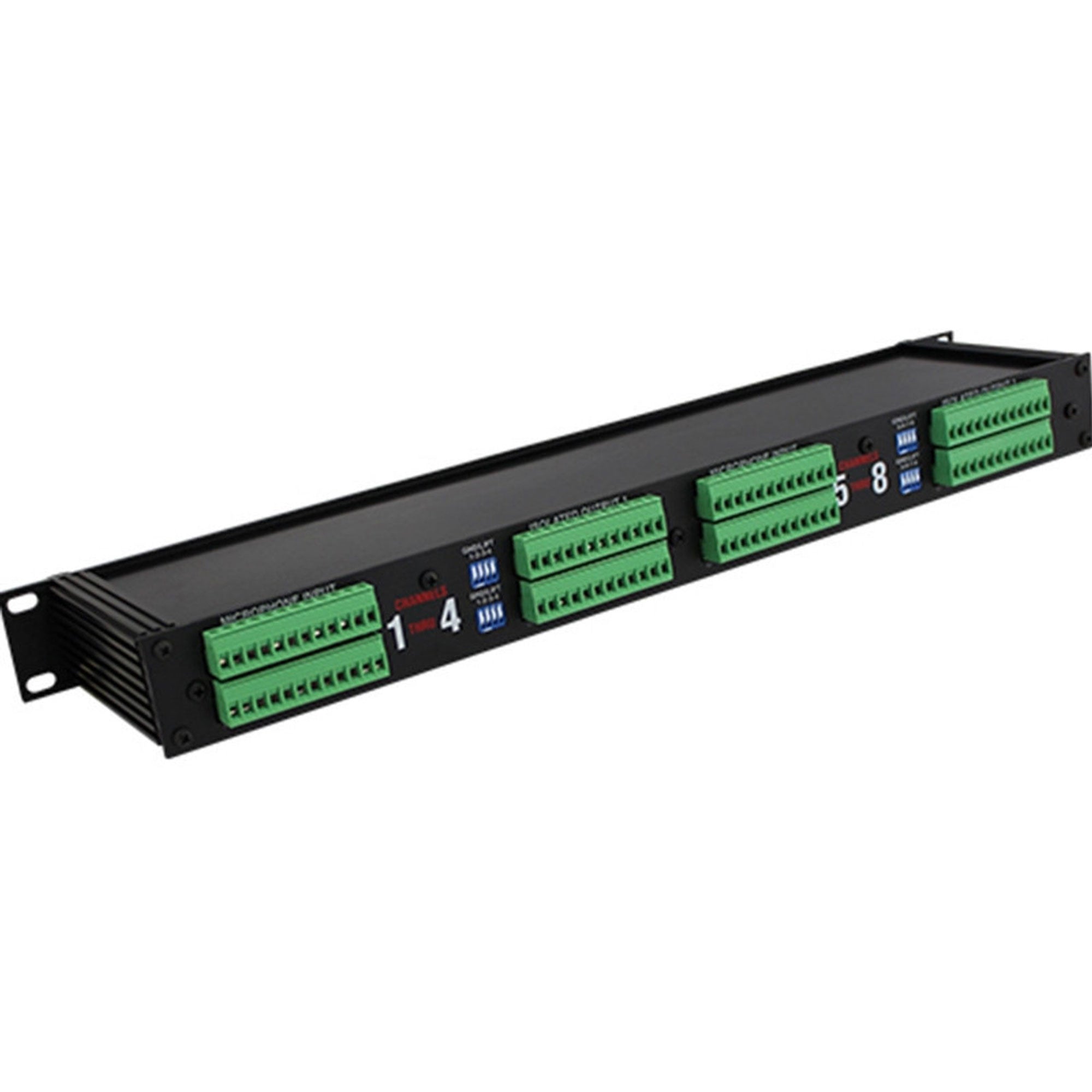 RapcoHorizon Pro Co MS83 8 Channel (3 Way) Rackmount Mic Splitter