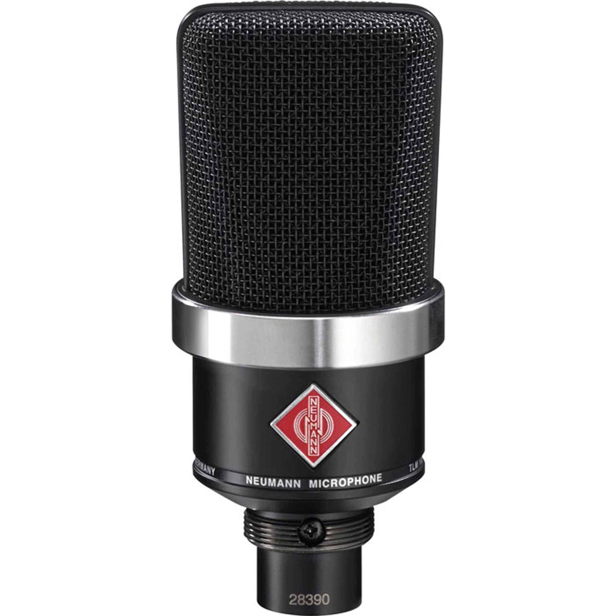 Neumann TLM 102 BK Studio Set Large-Diaphragm Cardioid Condenser Microphone with Shockmount (Black)