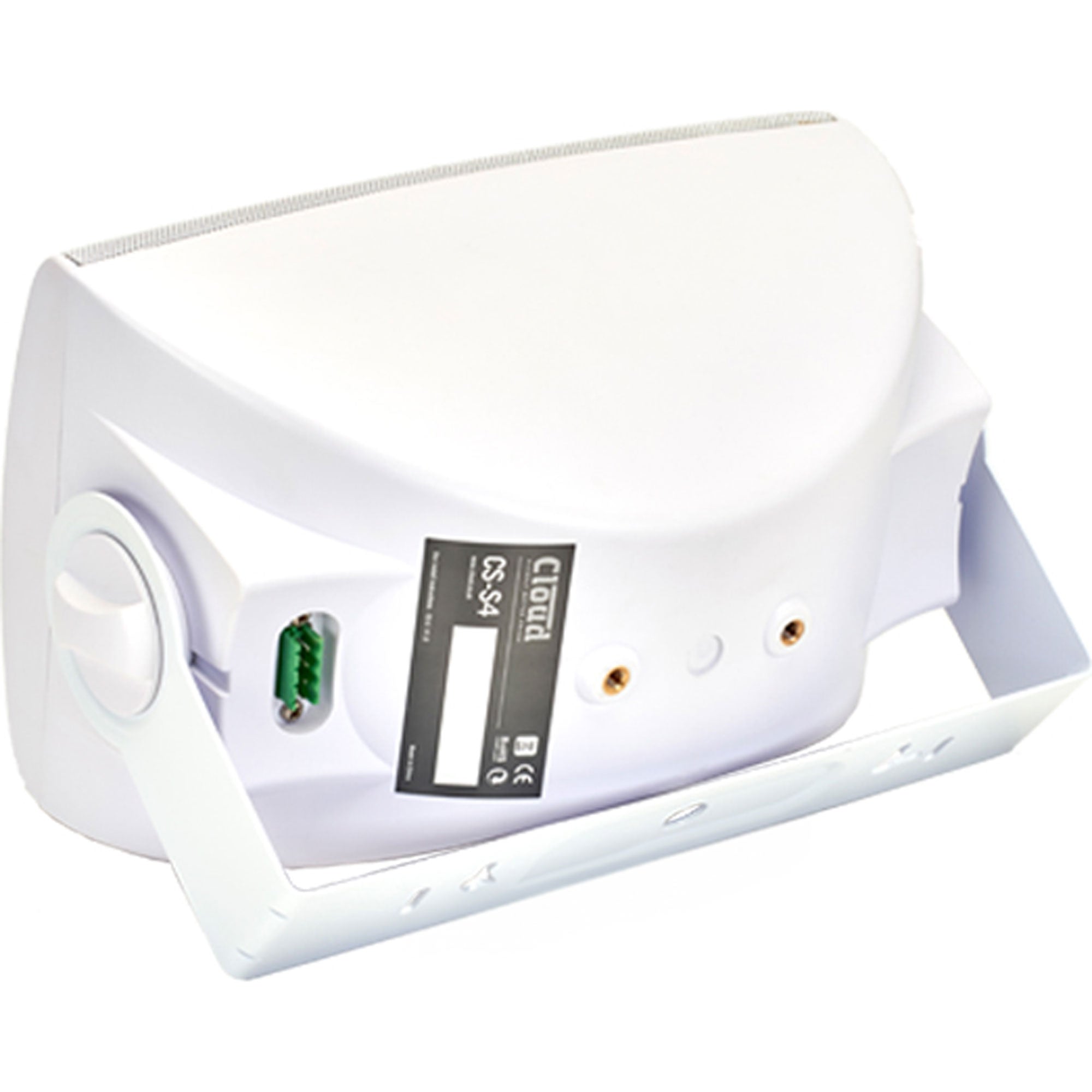 Cloud CS-S6W 6.5" 2-Way Surface Mount Speaker with U-Bracket (White)