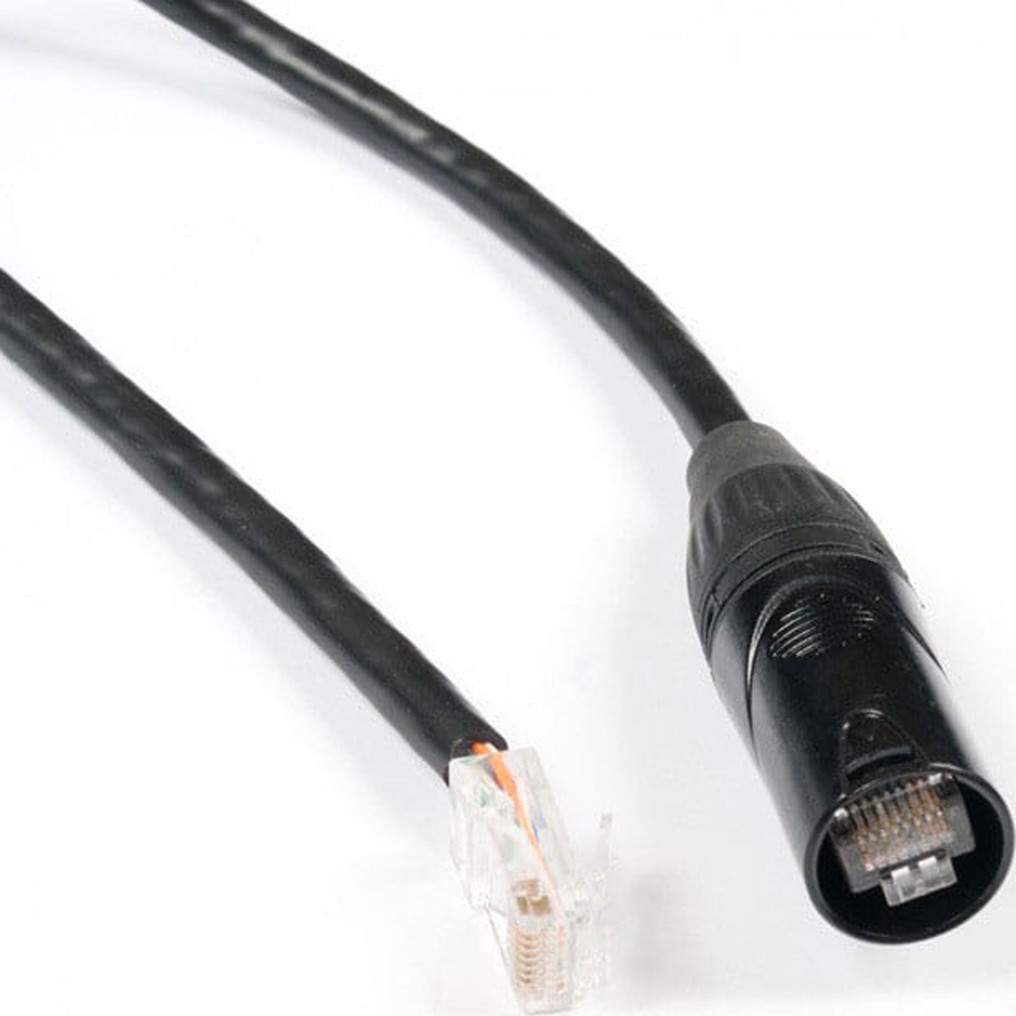 American DJ Accu-Cable CAT6PRO50FC First Cable CAT6 Pro Series RJ45 to EtherCON Cable (50')