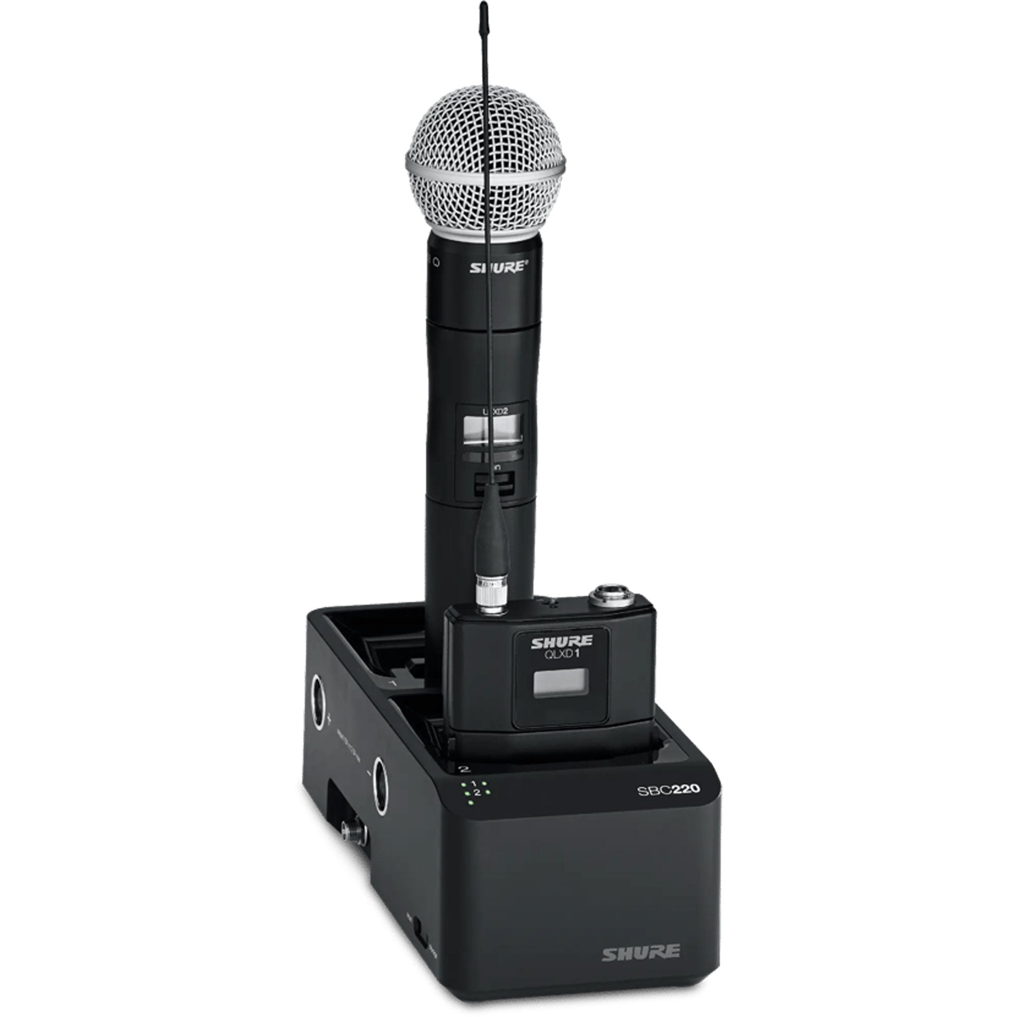 Shure SBC220-US Networked 2-Bay Battery Charger with Power Supply