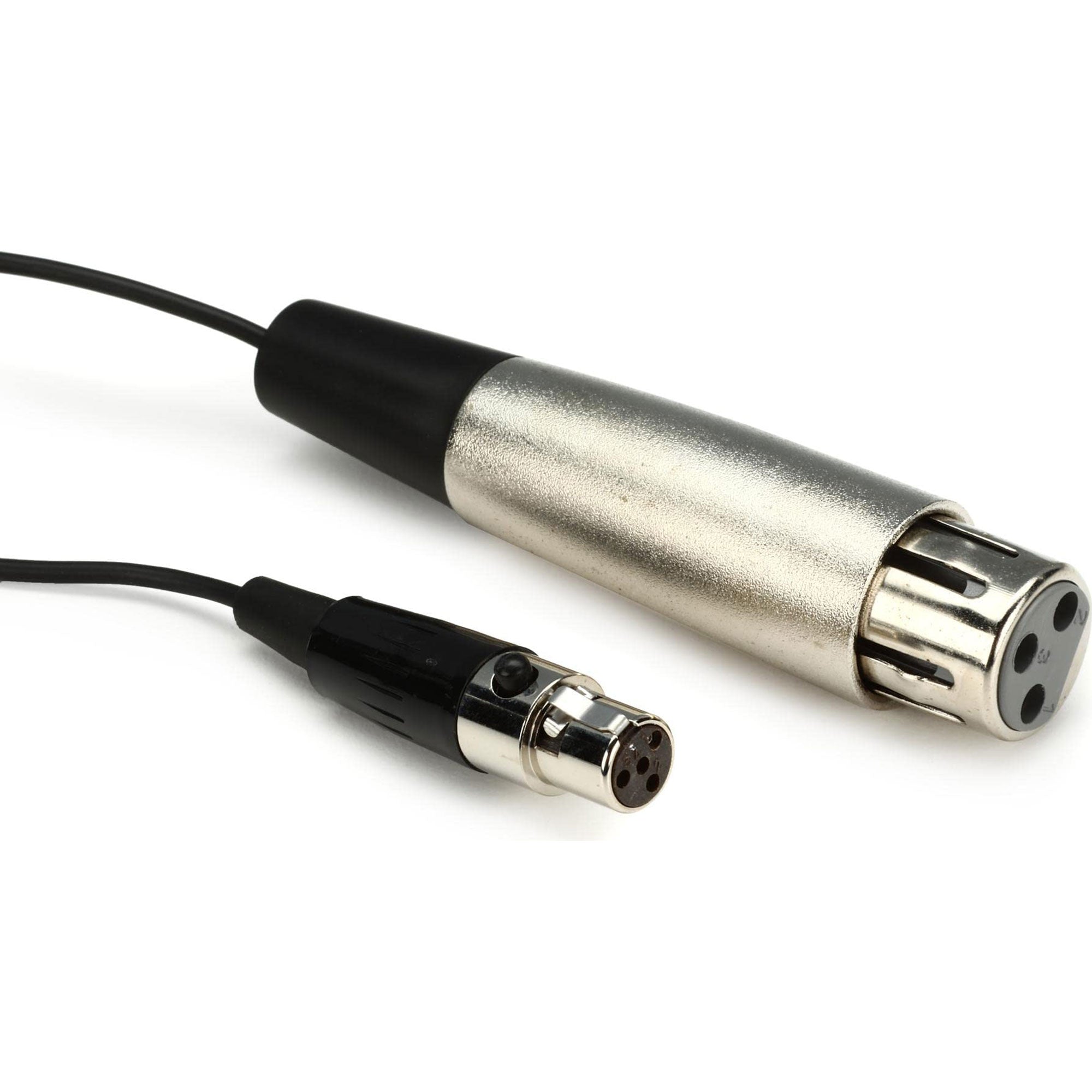 Provider Series MICtail-SHUR XLRF to TA4F Adapter for Use with Shure Wireless Bodypacks