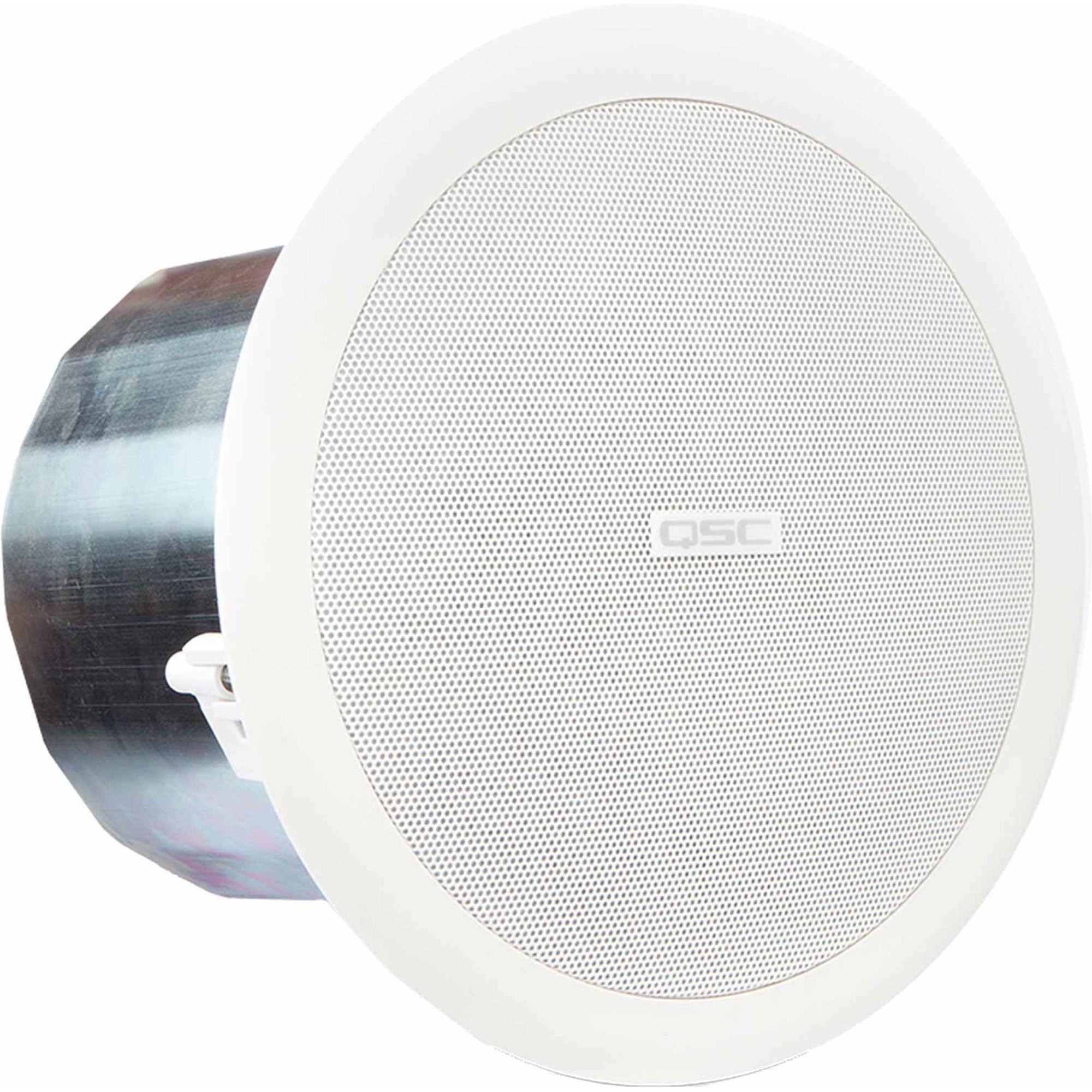 QSC AC-C6T AcousticCoverage 6.5" Two-Way Ceiling Loudspeaker (Each, White)