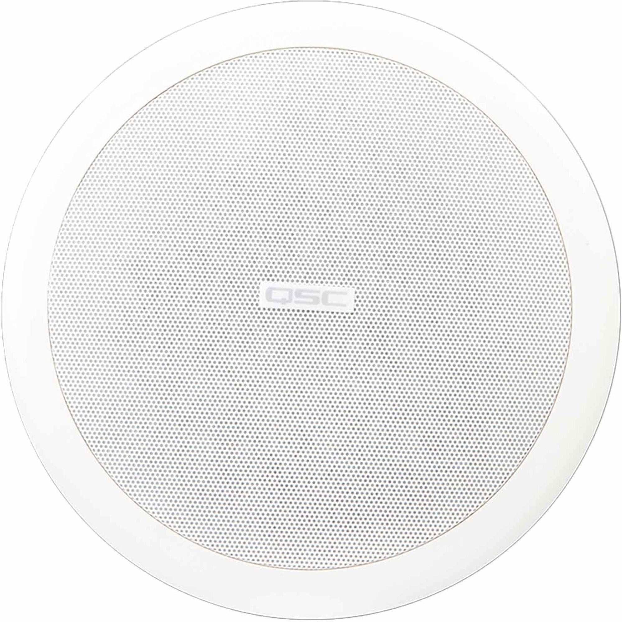 QSC AC-C6T AcousticCoverage 6.5" Two-Way Ceiling Loudspeaker (Each, White)