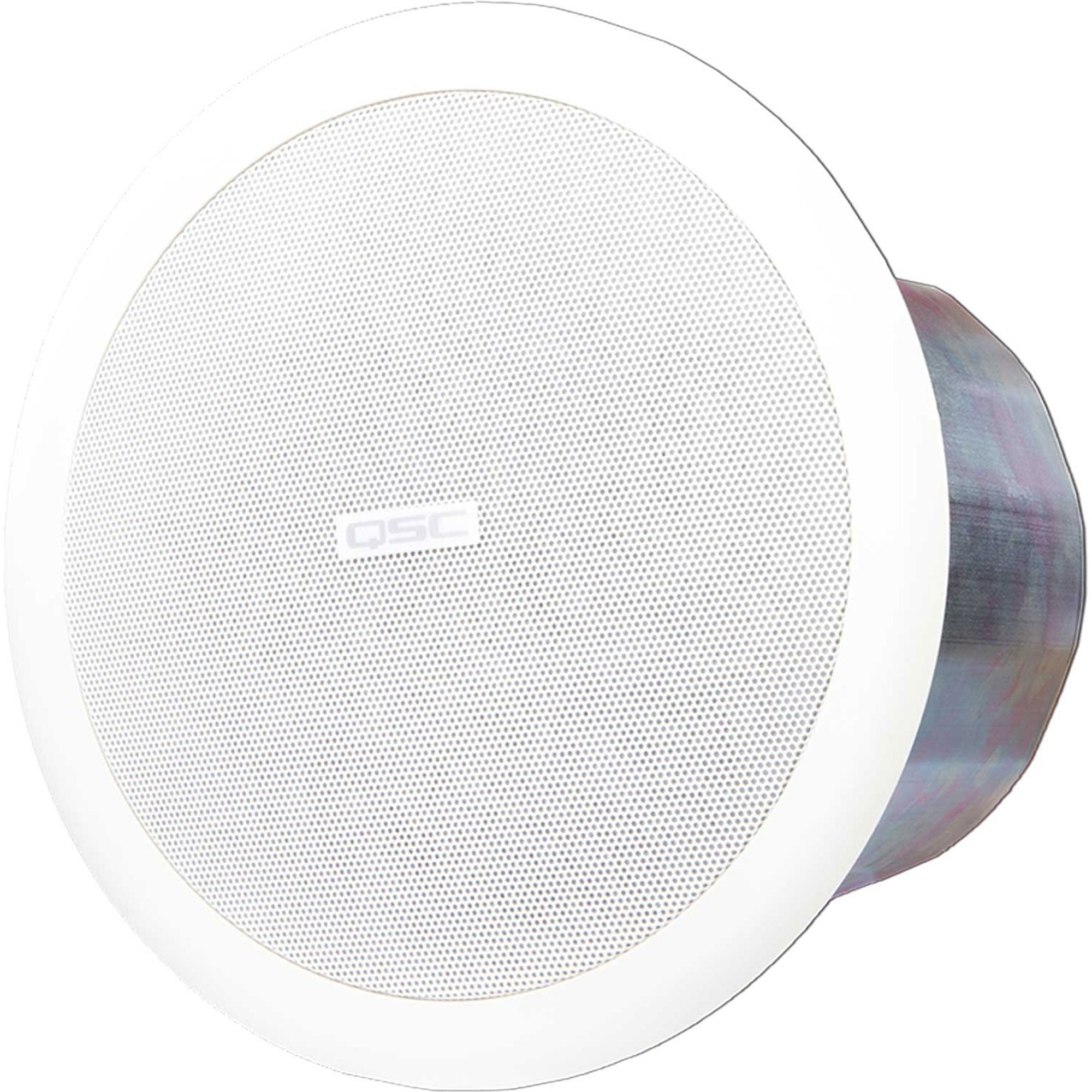 QSC AC-C6T AcousticCoverage 6.5" Two-Way Ceiling Loudspeaker (Each, White)