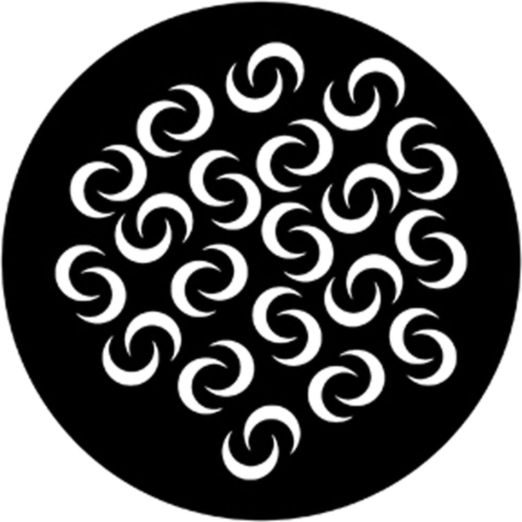 Rosco Standard Steel Gobo #71014 Crescents Breakup (Size A 100mm)