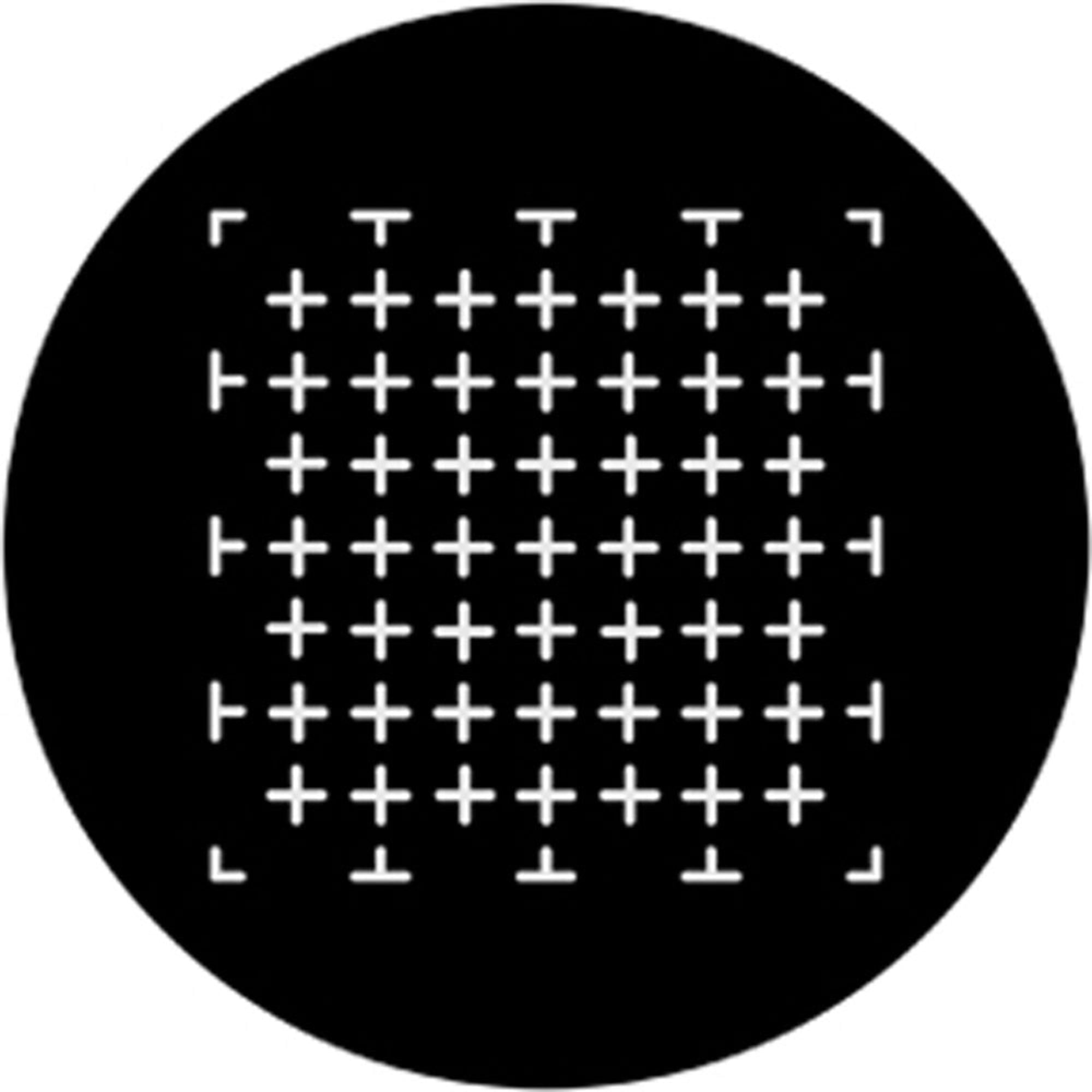 Rosco Standard Steel Gobo #71019 Crosses (Size B 86mm)