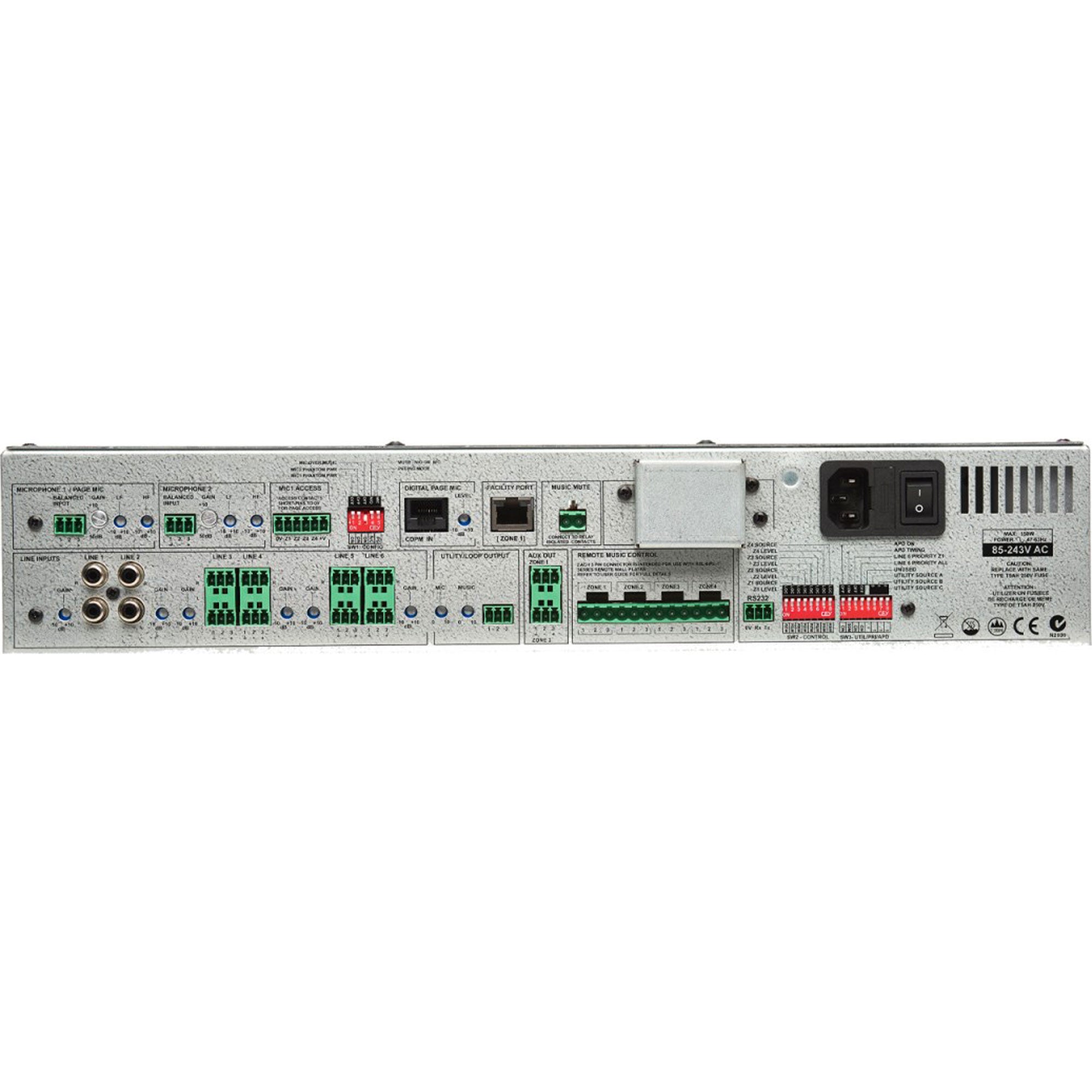 Cloud 46-80T 4 Zone Integrated Mixer Amplifier (70/100V)