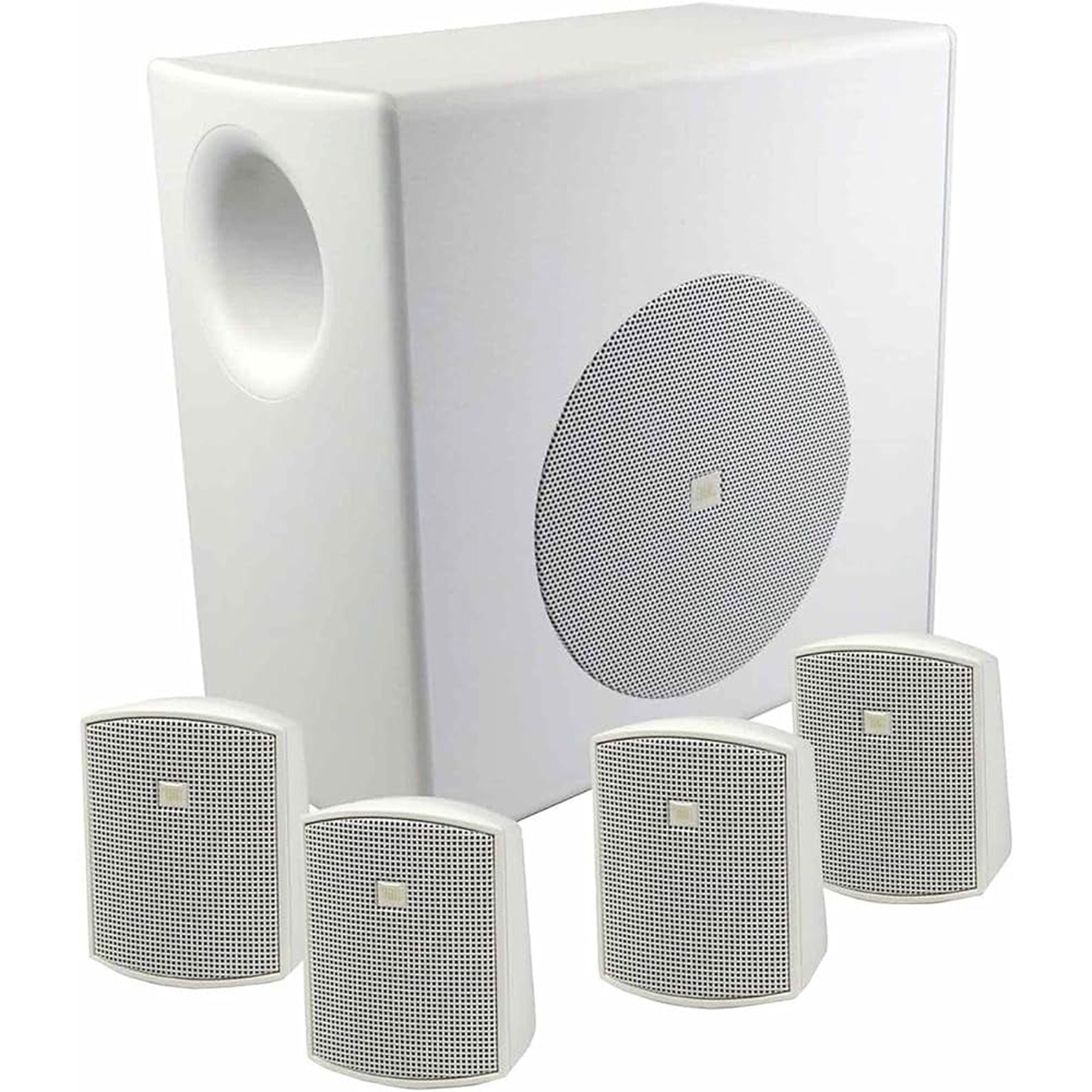 JBL Control 50 Pack Loudspeaker System with Subwoofer (White)