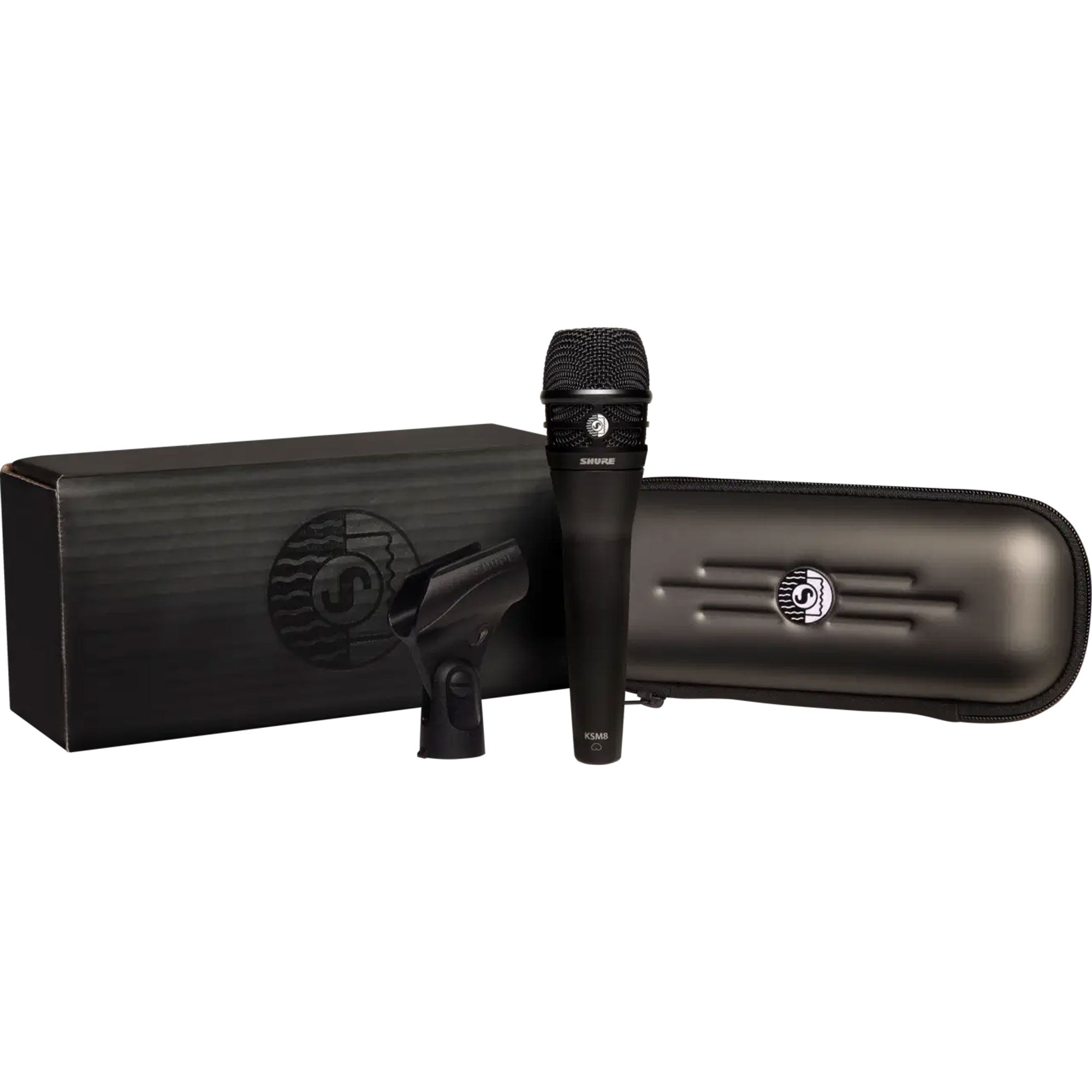 Shure KSM8 Dualdyne Dynamic Cardioid Handheld Vocal Microphone (Black)