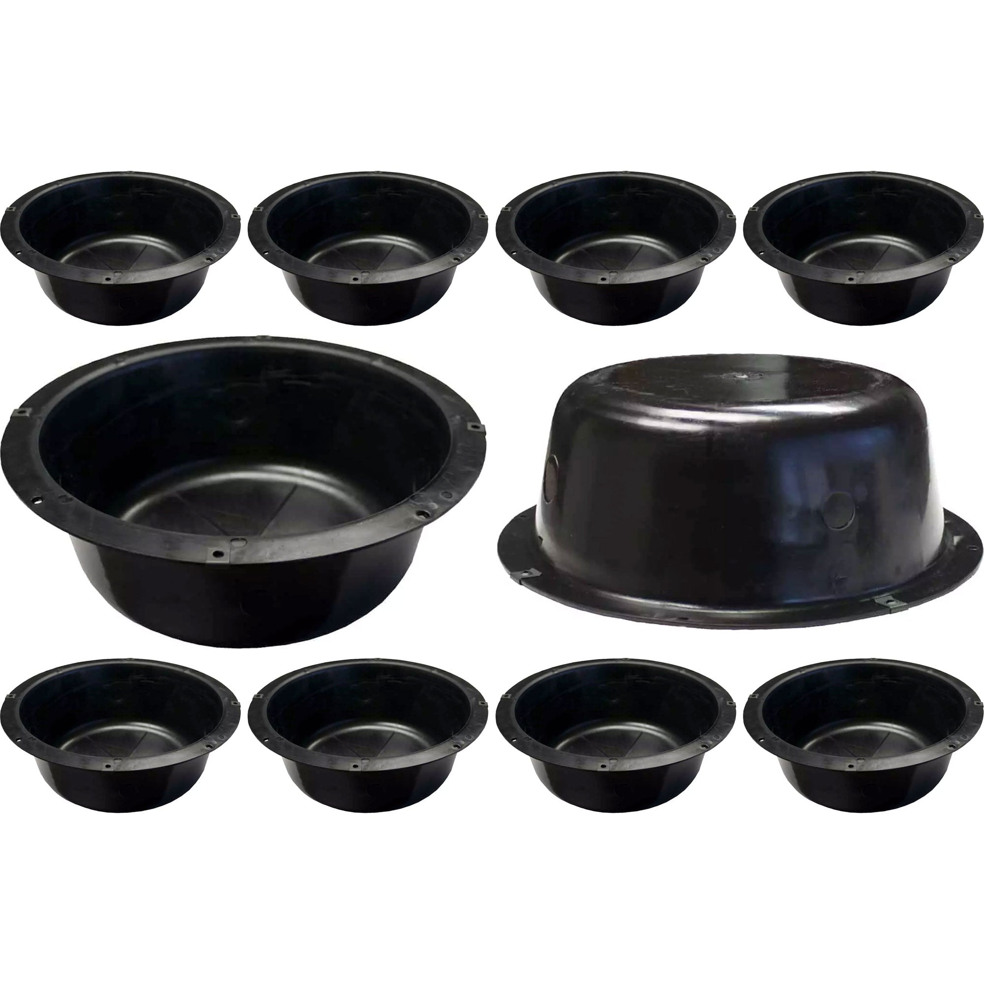 Lowell 8PSBX Plastic Speaker Backbox Enclosure (10 Pack)