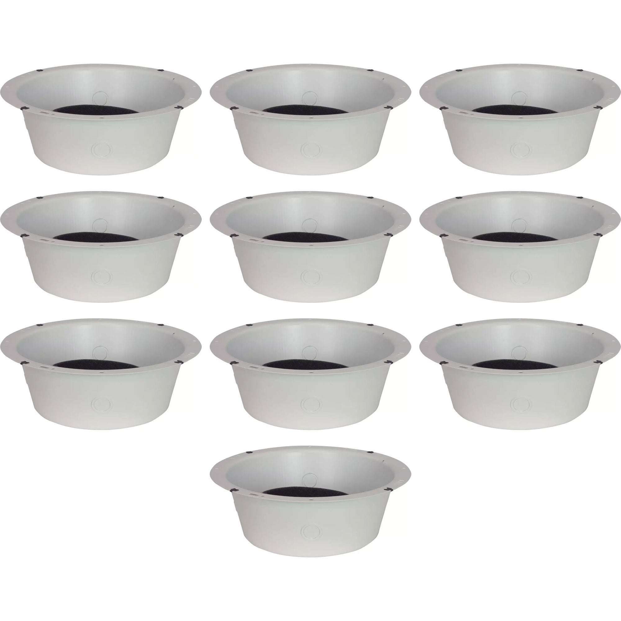 Lowell 8XD4 Steel Enclosure for 8" Speaker, Recessed (10 Pack)