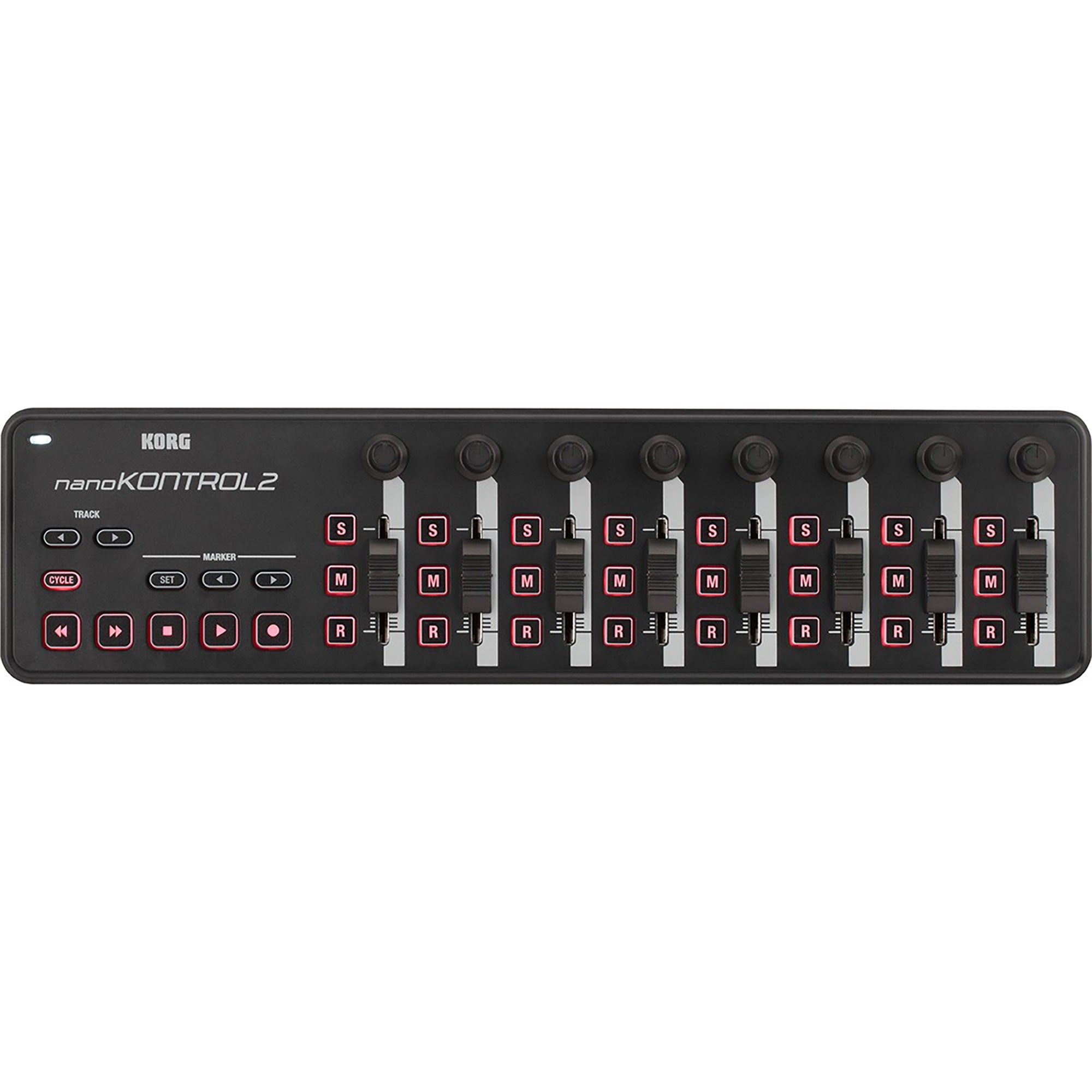 Korg nanoKONTROL2 Slim-Line USB MIDI Controller (Black)