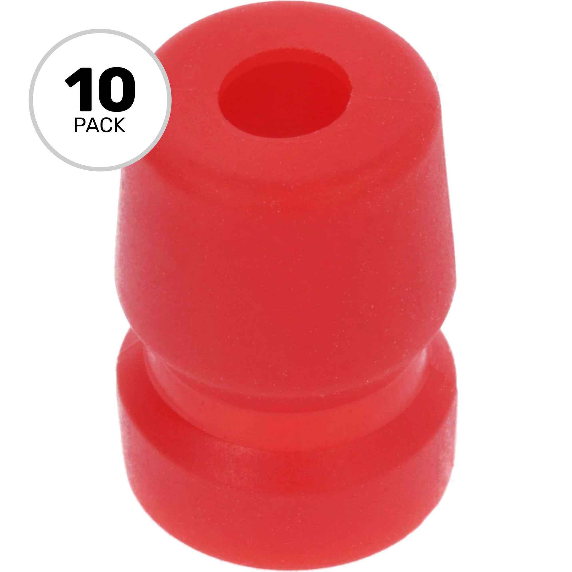 Amphenol AC-GROMMET-RED Colored Boot for AC Series, T Series and Musician Series (Red, 10 Pack)
