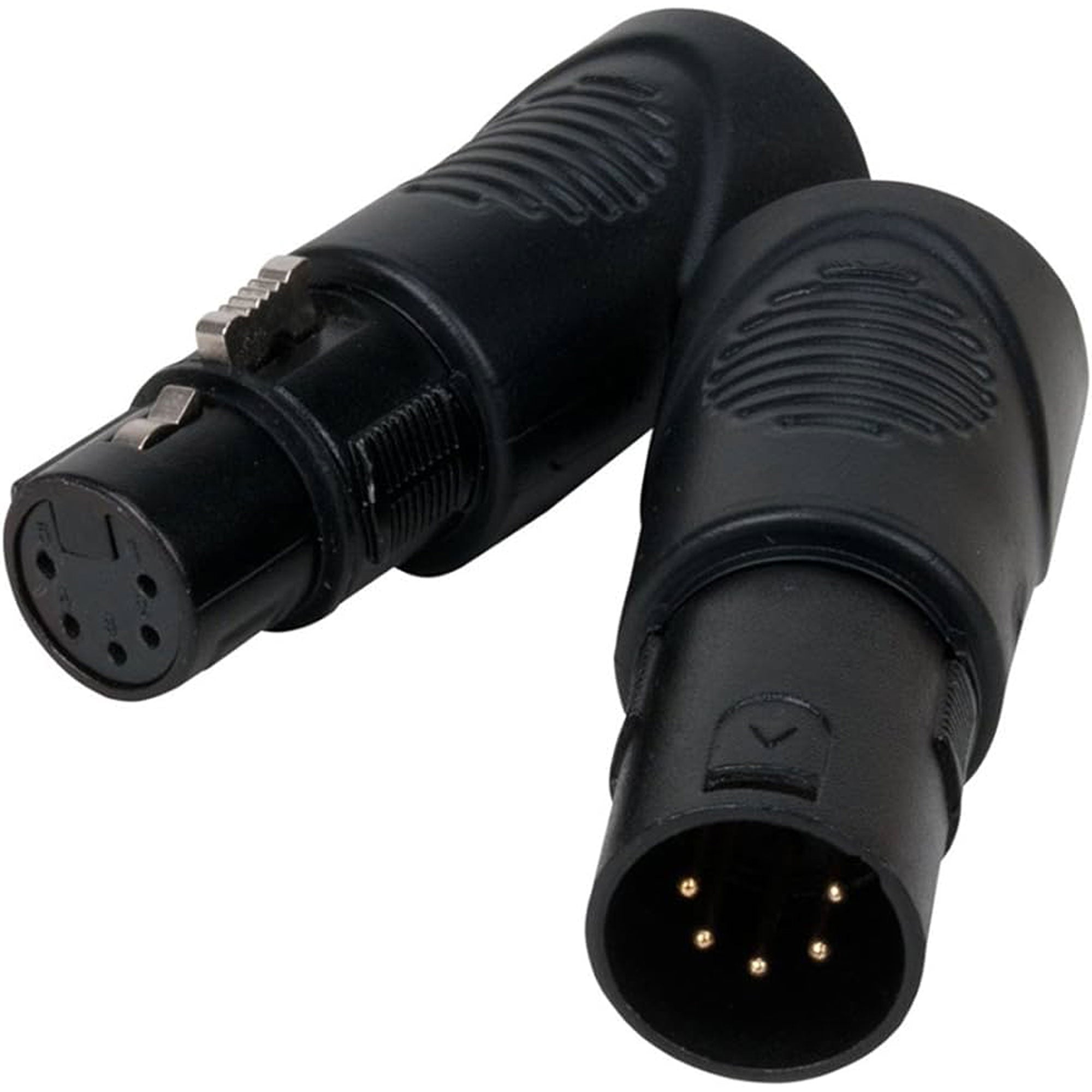 American DJ Accu-Cable ACRJ455PSET Professional Grade RJ45 to 5-Pin DMX XLR Adapters