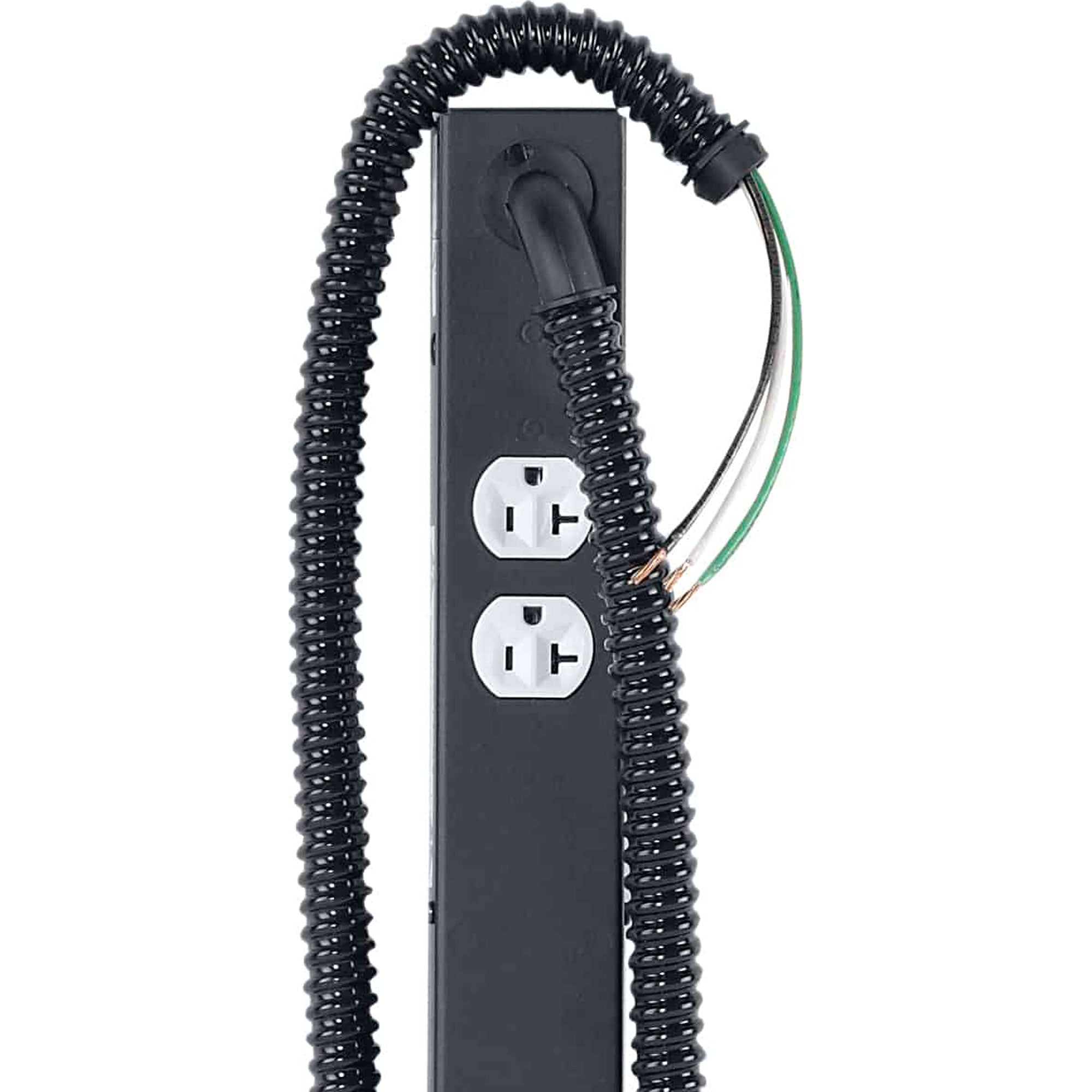 Lowell ACS-2010-RPC-HW Hardwired 20A Power Strip with 10 Outlets and RPC