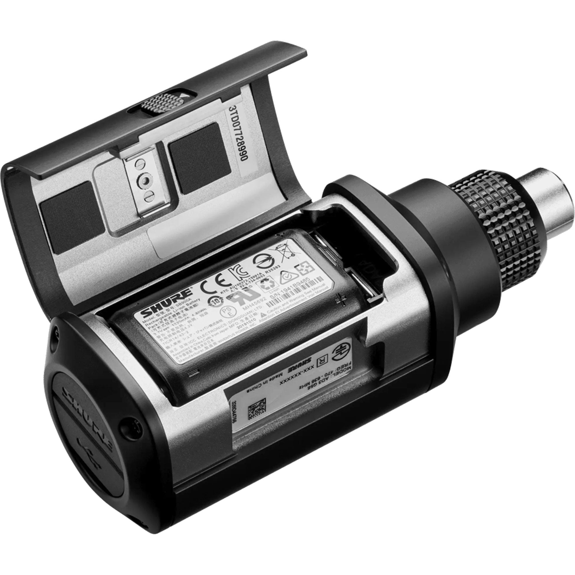 Shure AD3 Axient Digital Wireless Plug-On Microphone Transmitter (X55: 941-960 MHz)