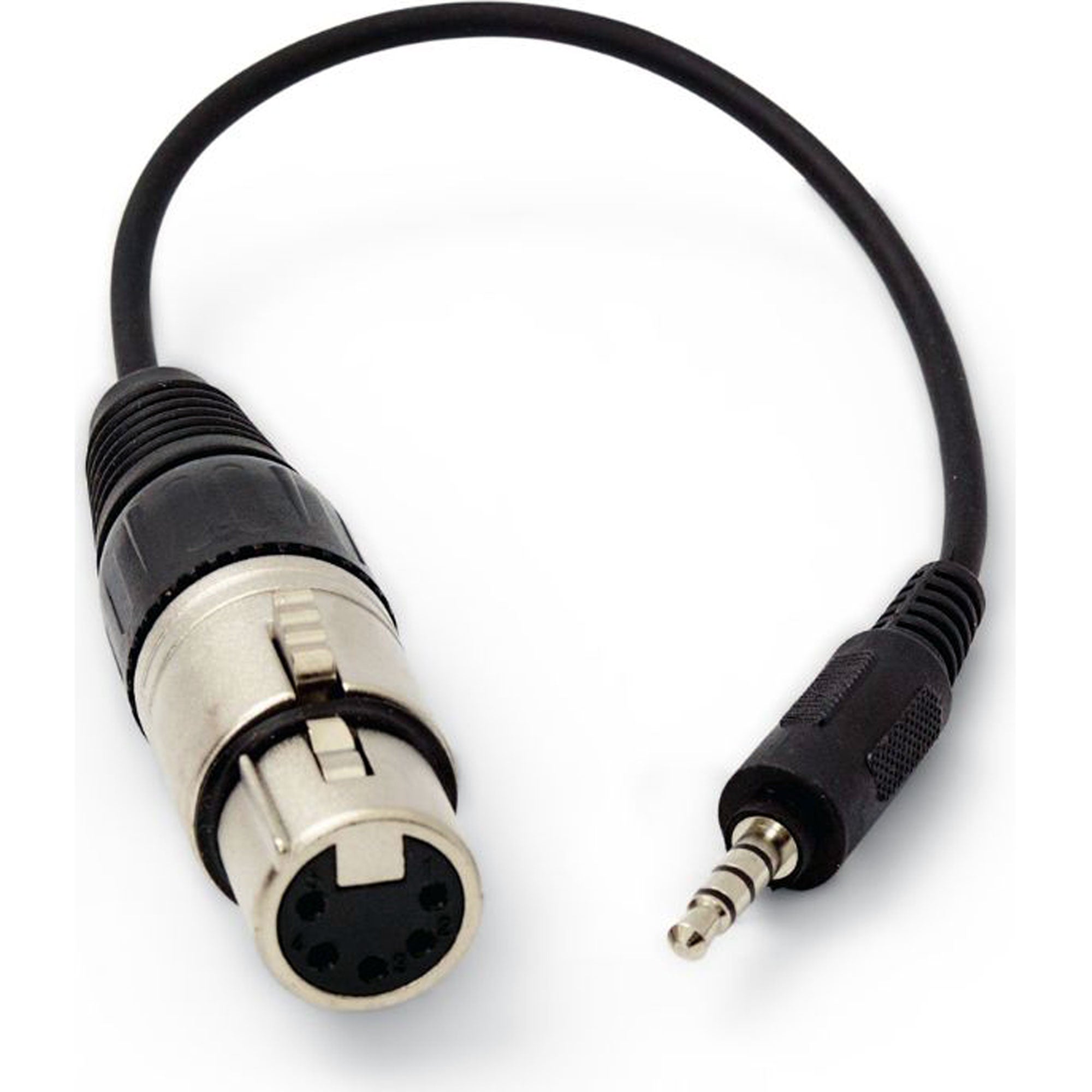 Point Source Audio ADP-5FxPH Headset Adapter Cable 5-Pin Female XLR to 3.5mm Male TRRS (8")